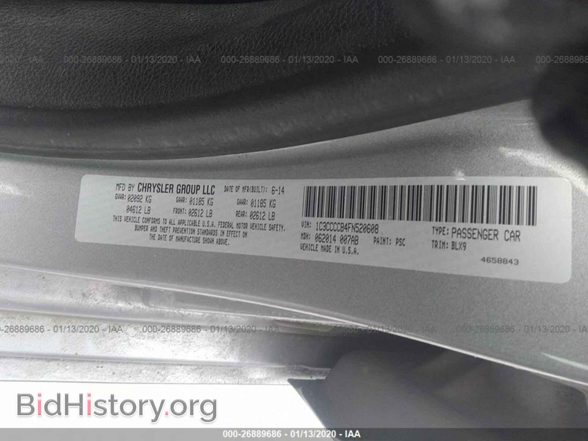 2015 CHRYSLER 200 - VIN: 1C3CCCCB4FN520608 - Photo 9