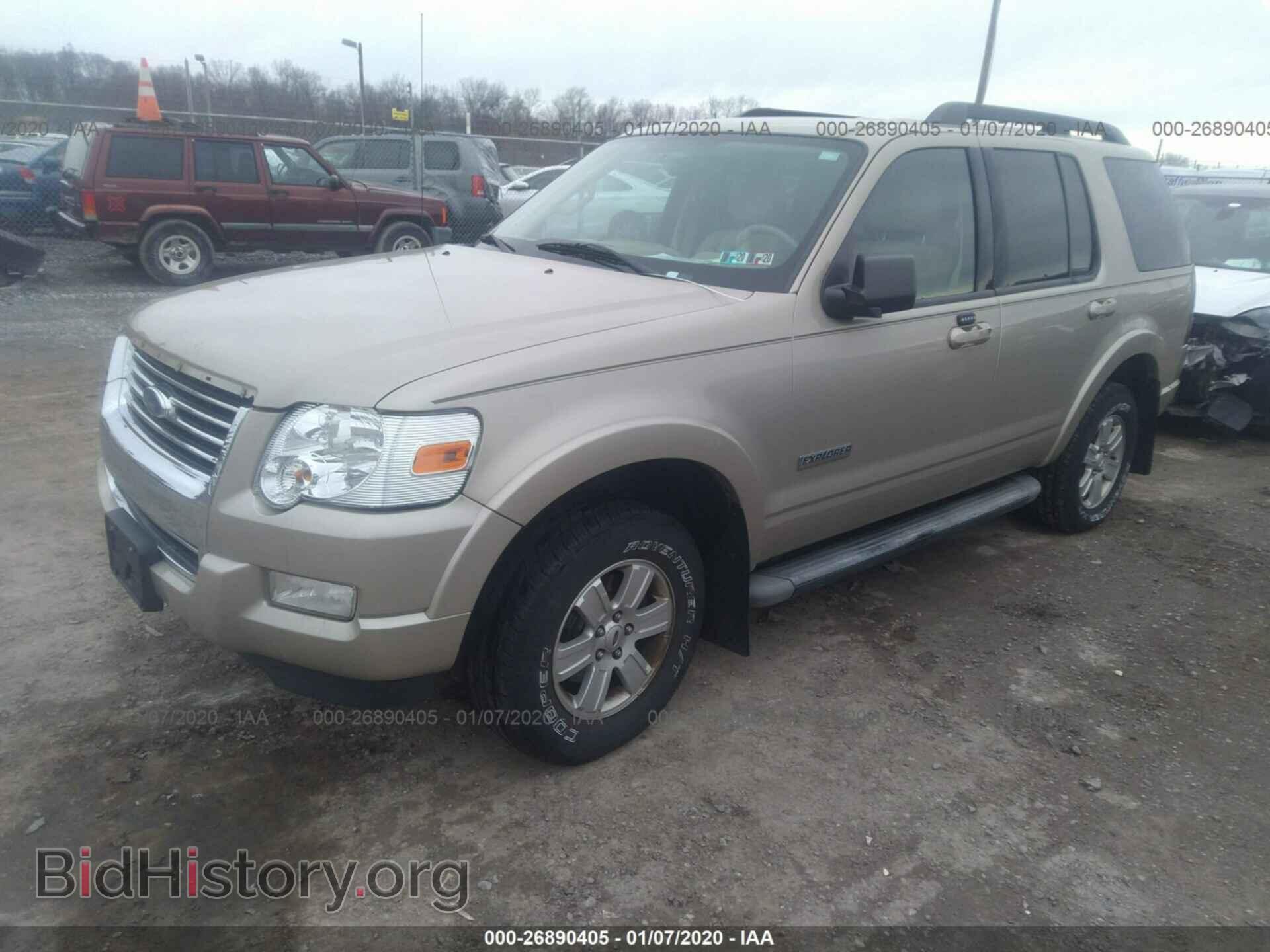 2007 FORD EXPLORER - VIN: 1FMEU73E37UB52119 - Фото 2