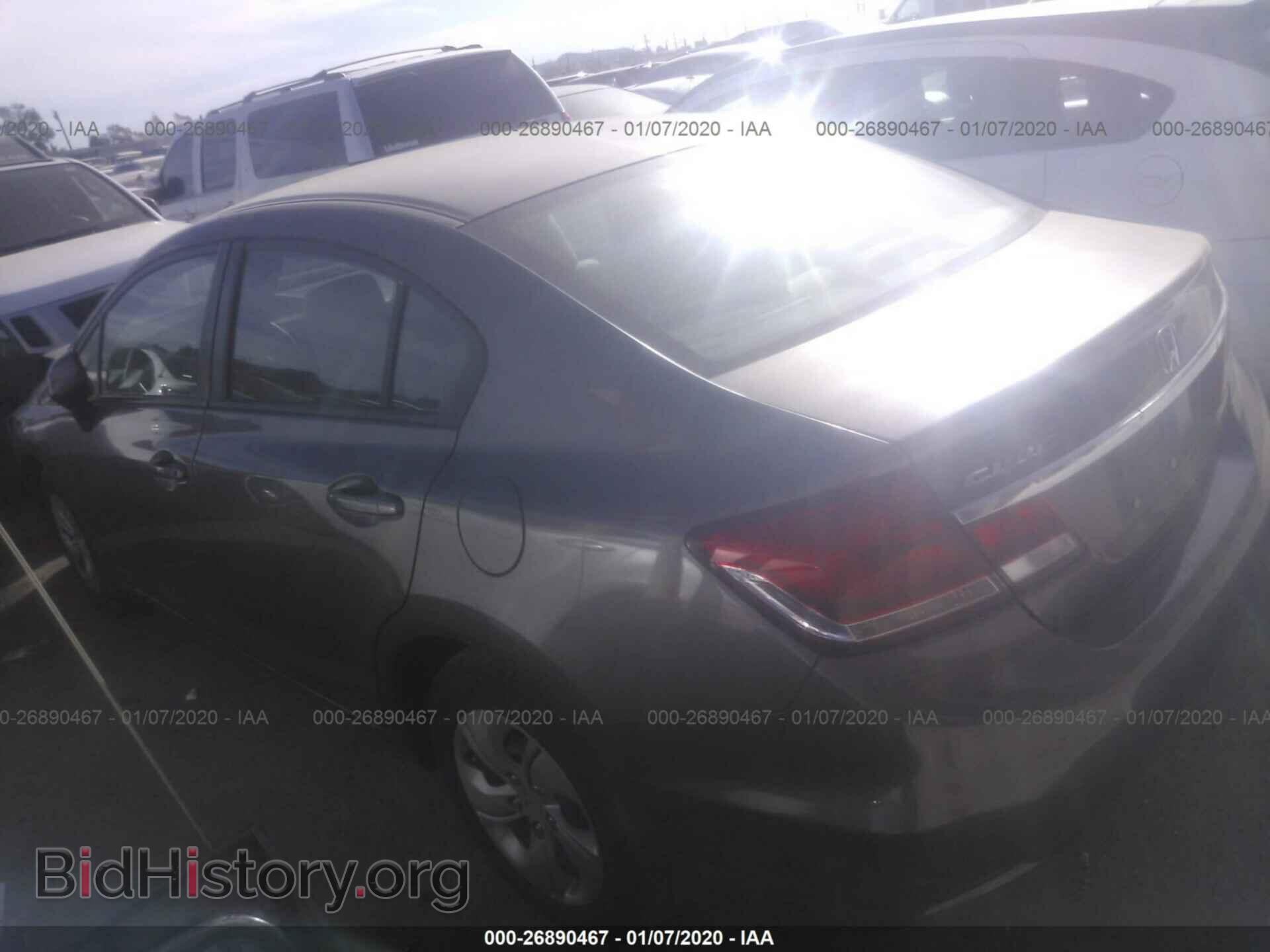 2013 HONDA CIVIC - VIN: 2HGFB2F52DH514969 - Фото 3