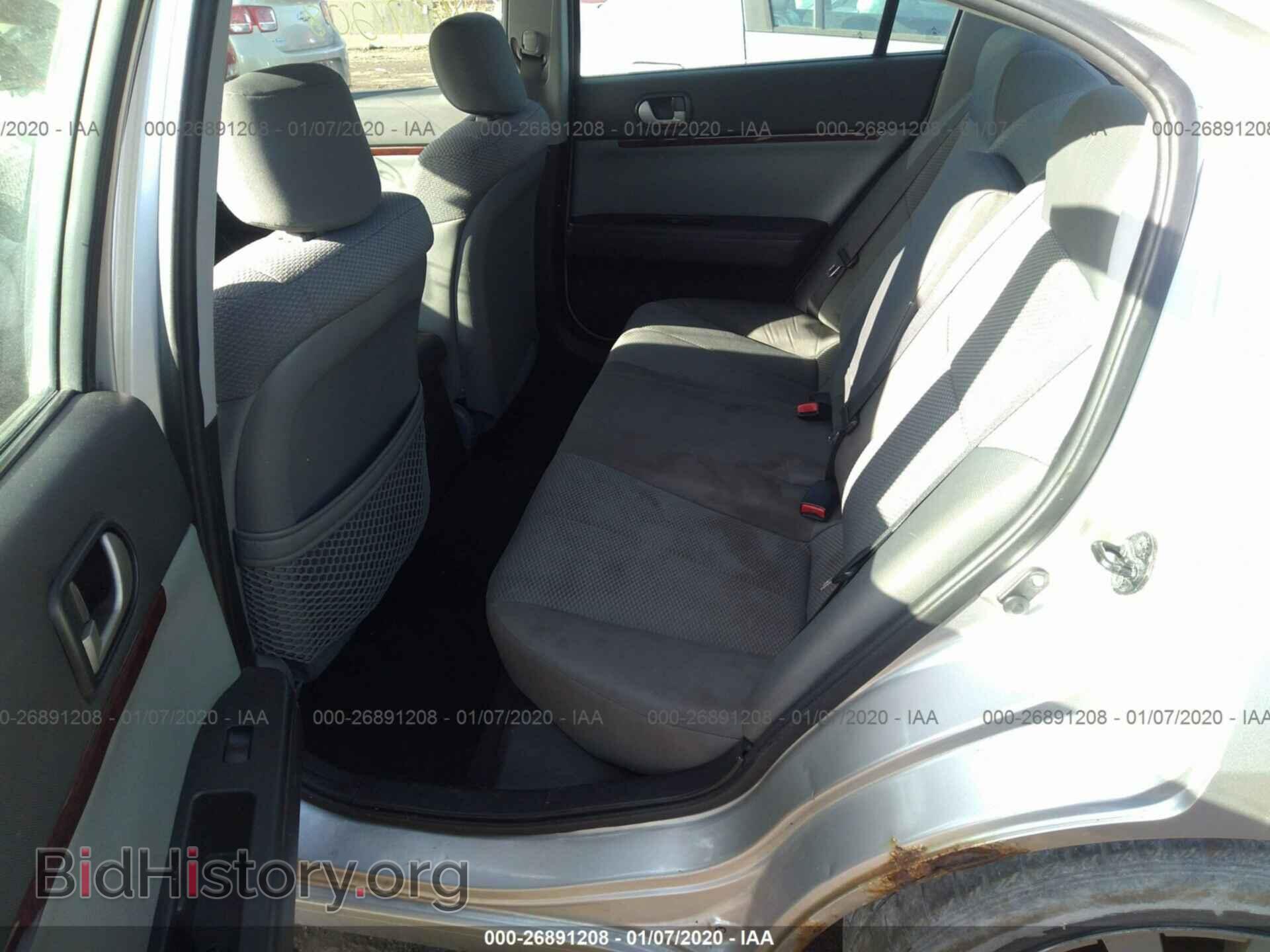 2009 MITSUBISHI GALANT - VIN: 4A3AB36F19E012781 - Фото 8