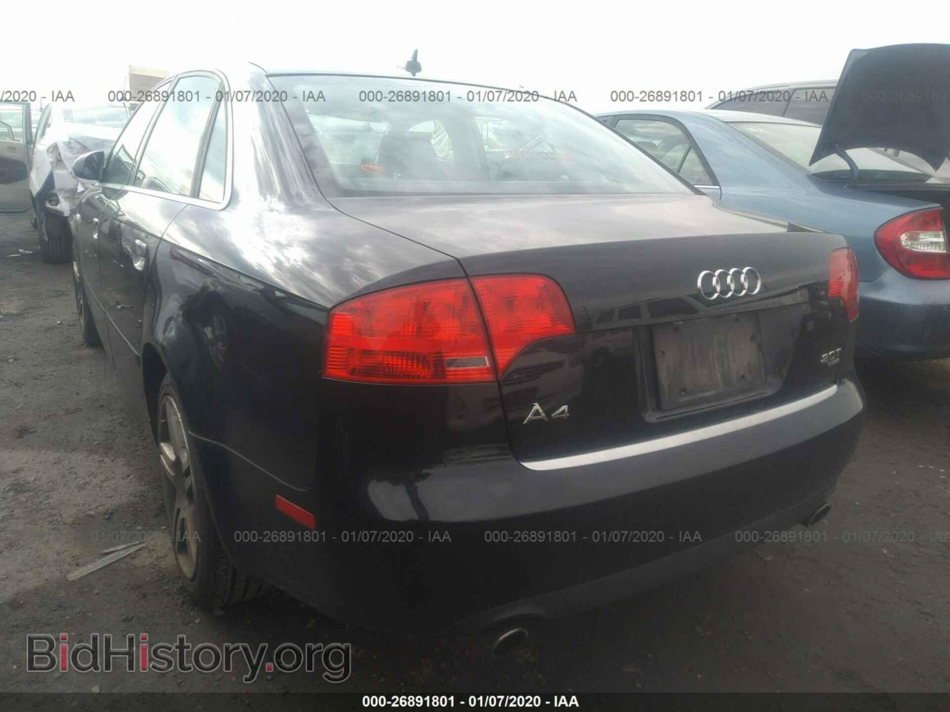 2007 AUDI A4 - VIN: WAUDF78E27A153571 - Фото 3