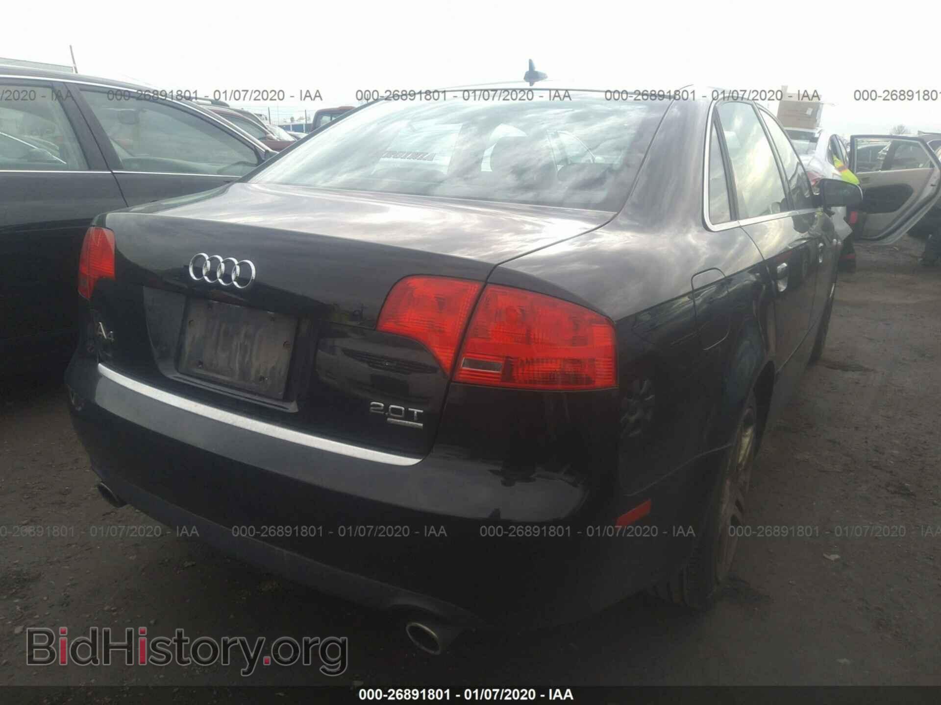 2007 AUDI A4 - VIN: WAUDF78E27A153571 - Фото 4