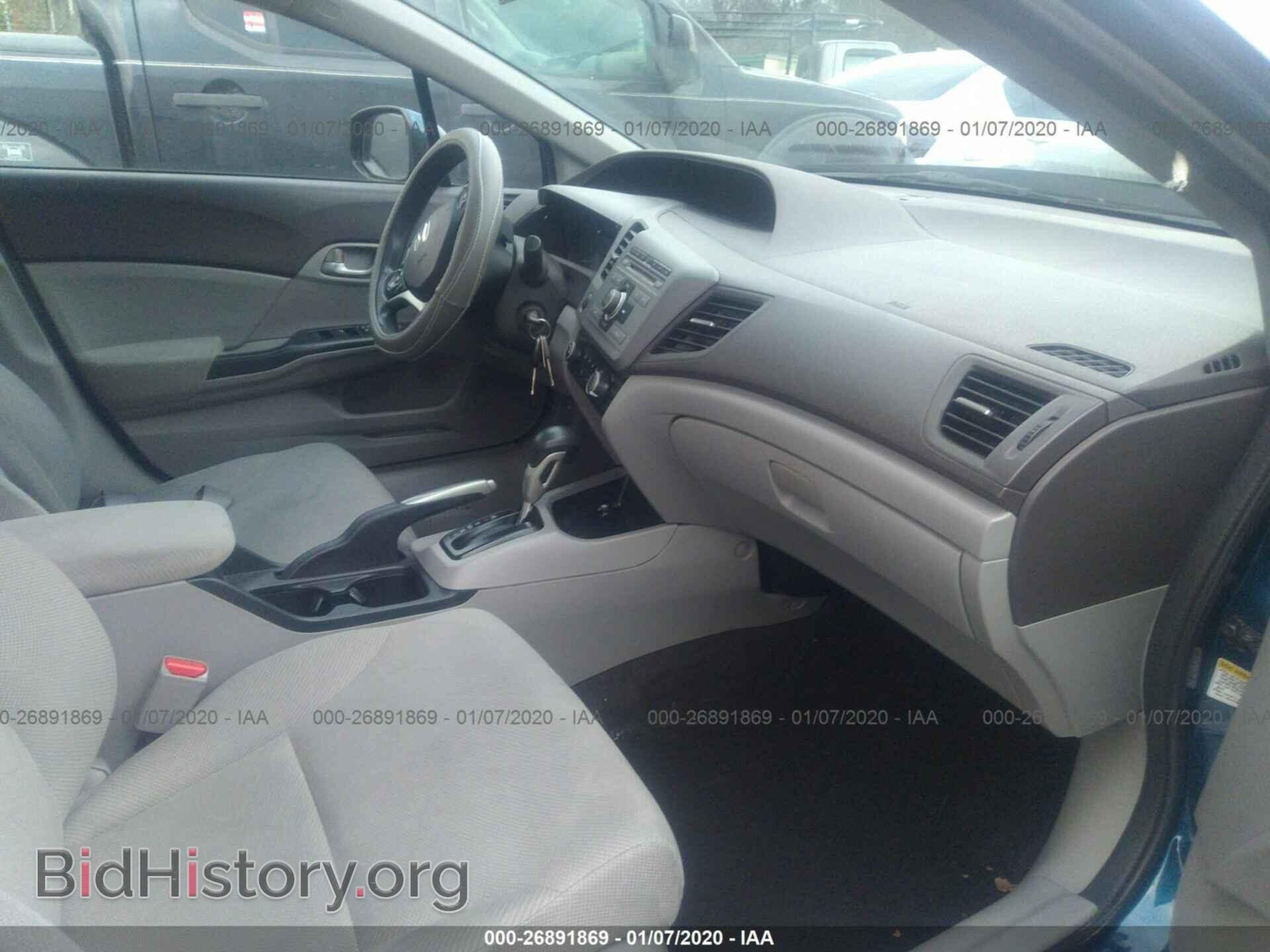 2012 HONDA CIVIC - VIN: 19XFB2F51CE053143 - Фото 5