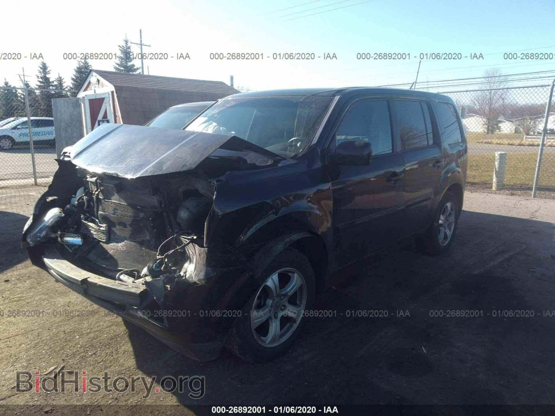 2012 HONDA PILOT - VIN: 5FNYF4H49CB064673 - Photo 2