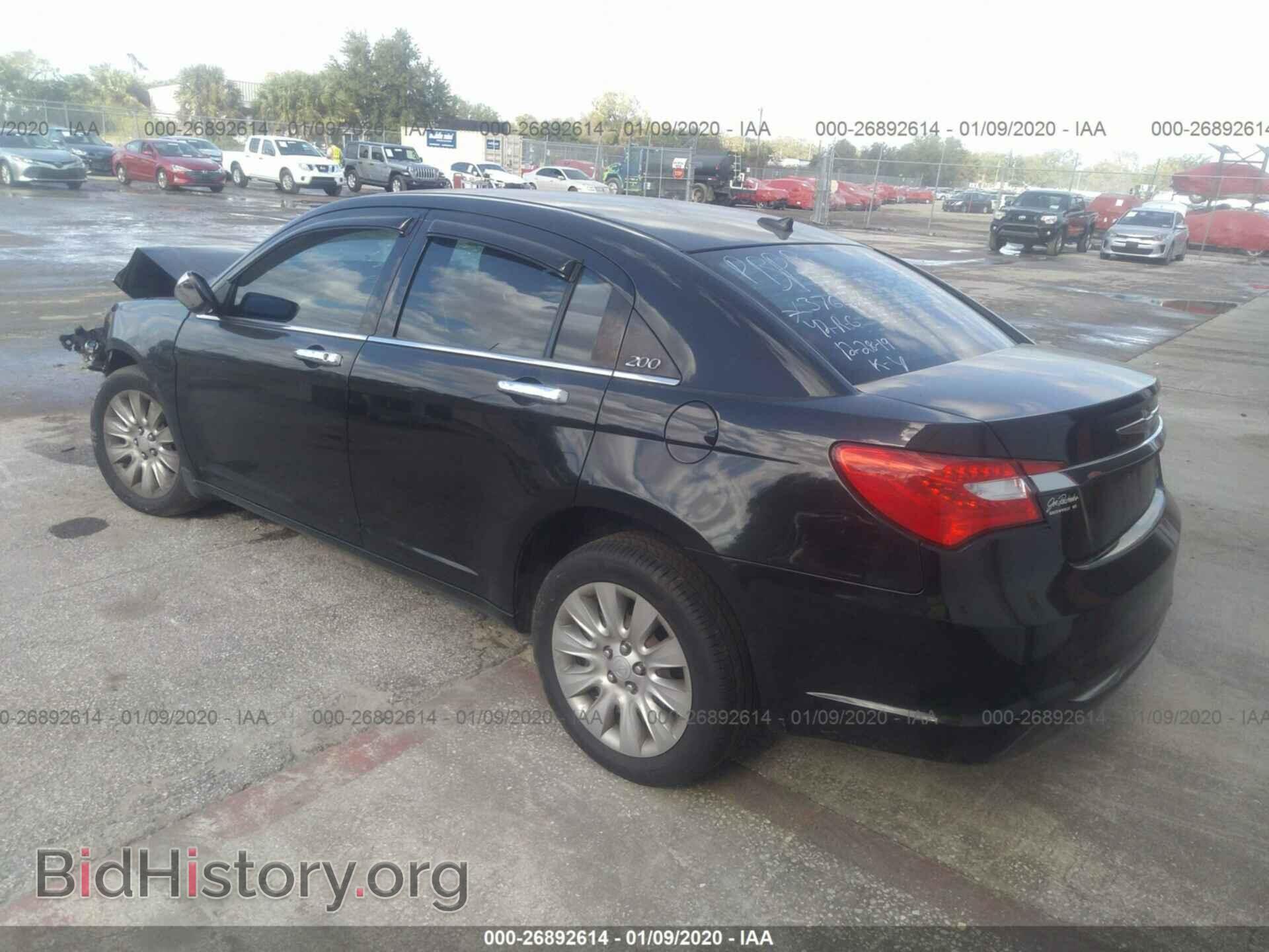2012 CHRYSLER 200 - VIN: 1C3CCBAB0CN113586 - Фото 3