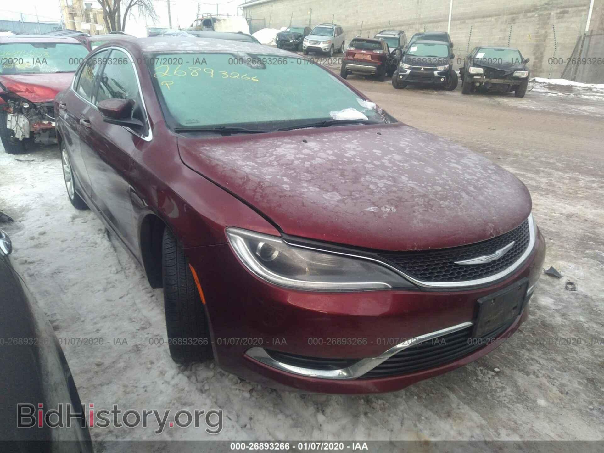 Photo 1C3CCCAB6FN680606 - CHRYSLER 200 2015