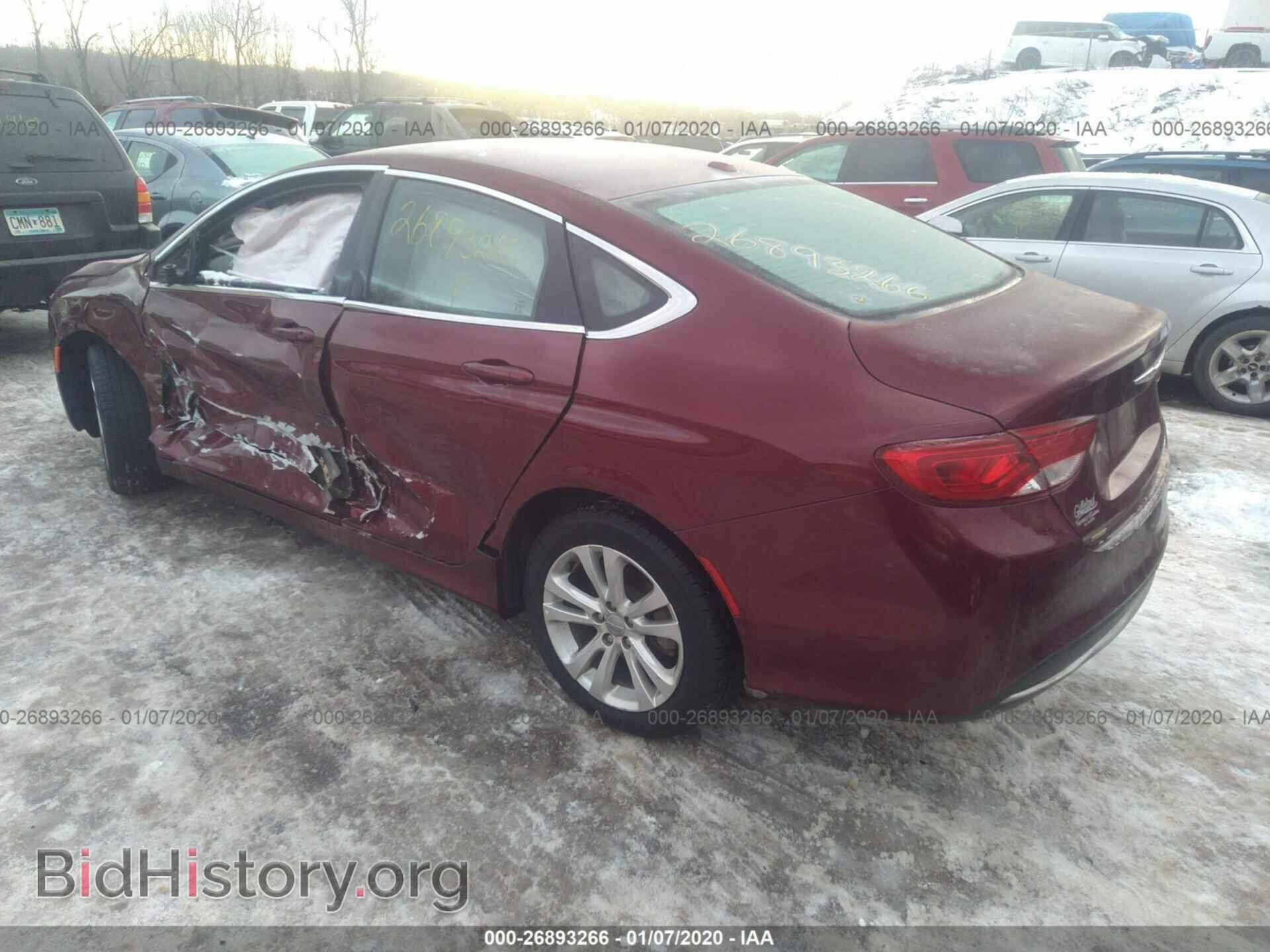 2015 CHRYSLER 200 - VIN: 1C3CCCAB6FN680606 - Фото 3