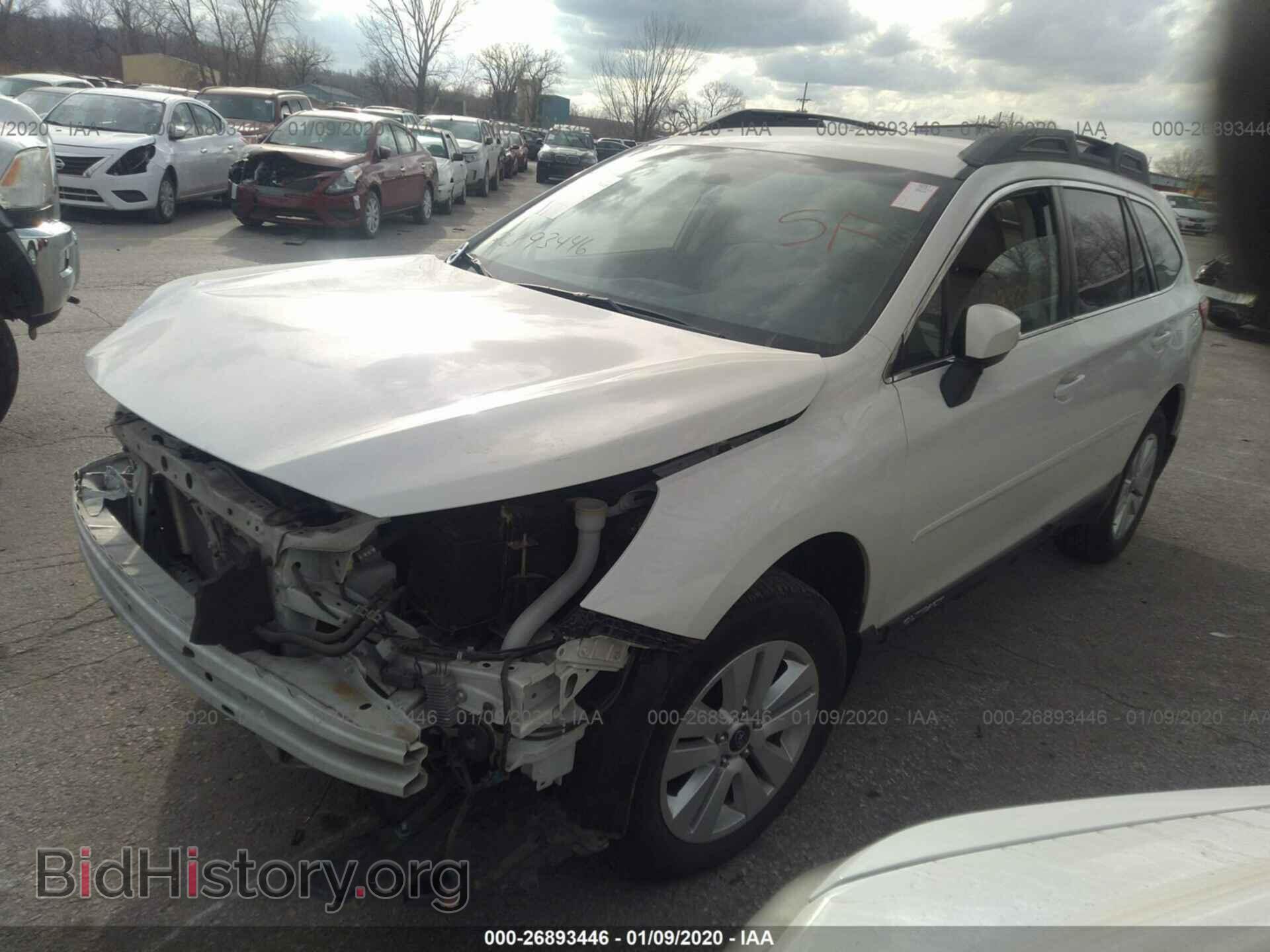 2016 SUBARU OUTBACK - VIN: 4S4BSBFC9G3242676 - Фото 2