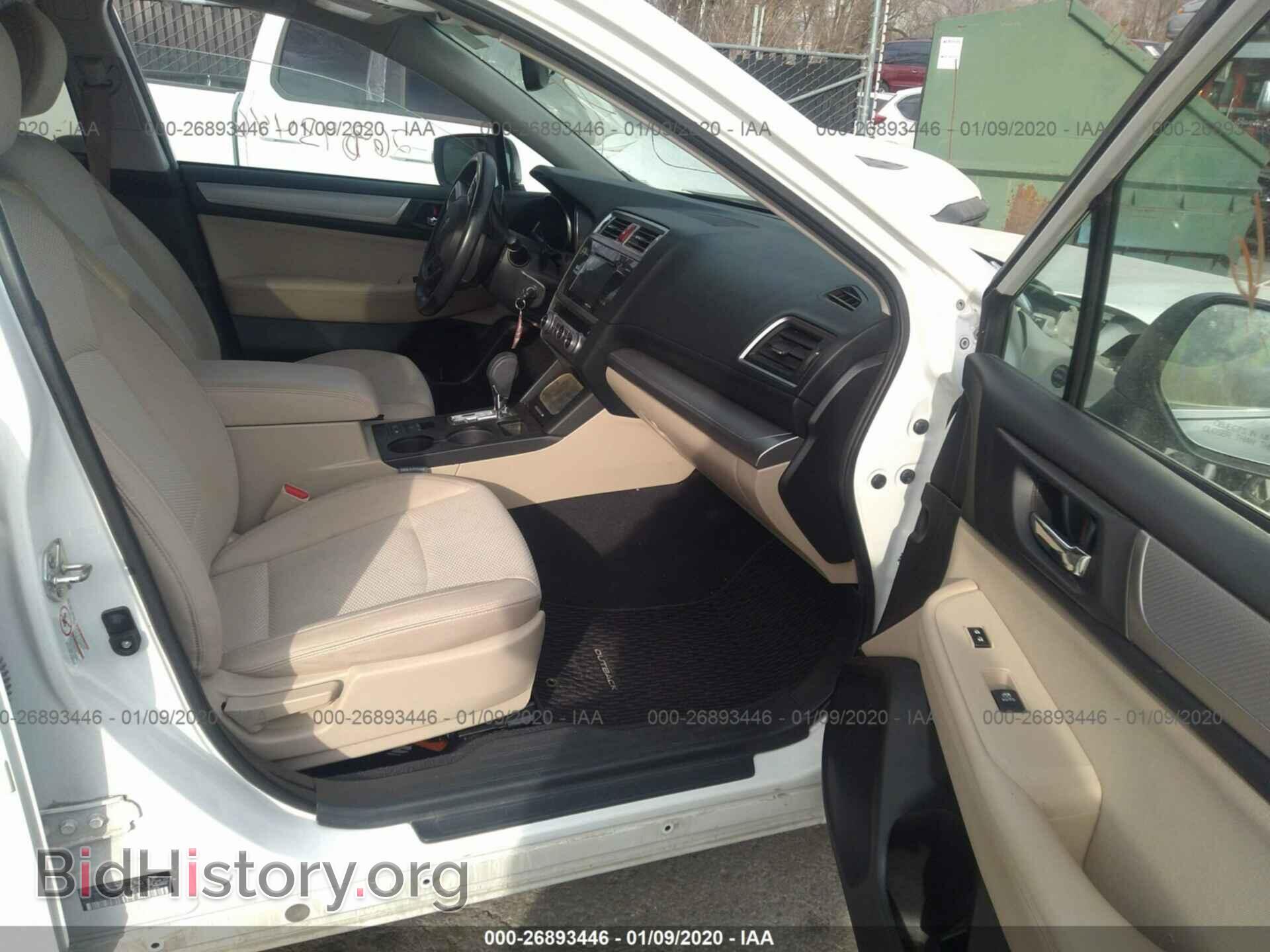 2016 SUBARU OUTBACK - VIN: 4S4BSBFC9G3242676 - Фото 5