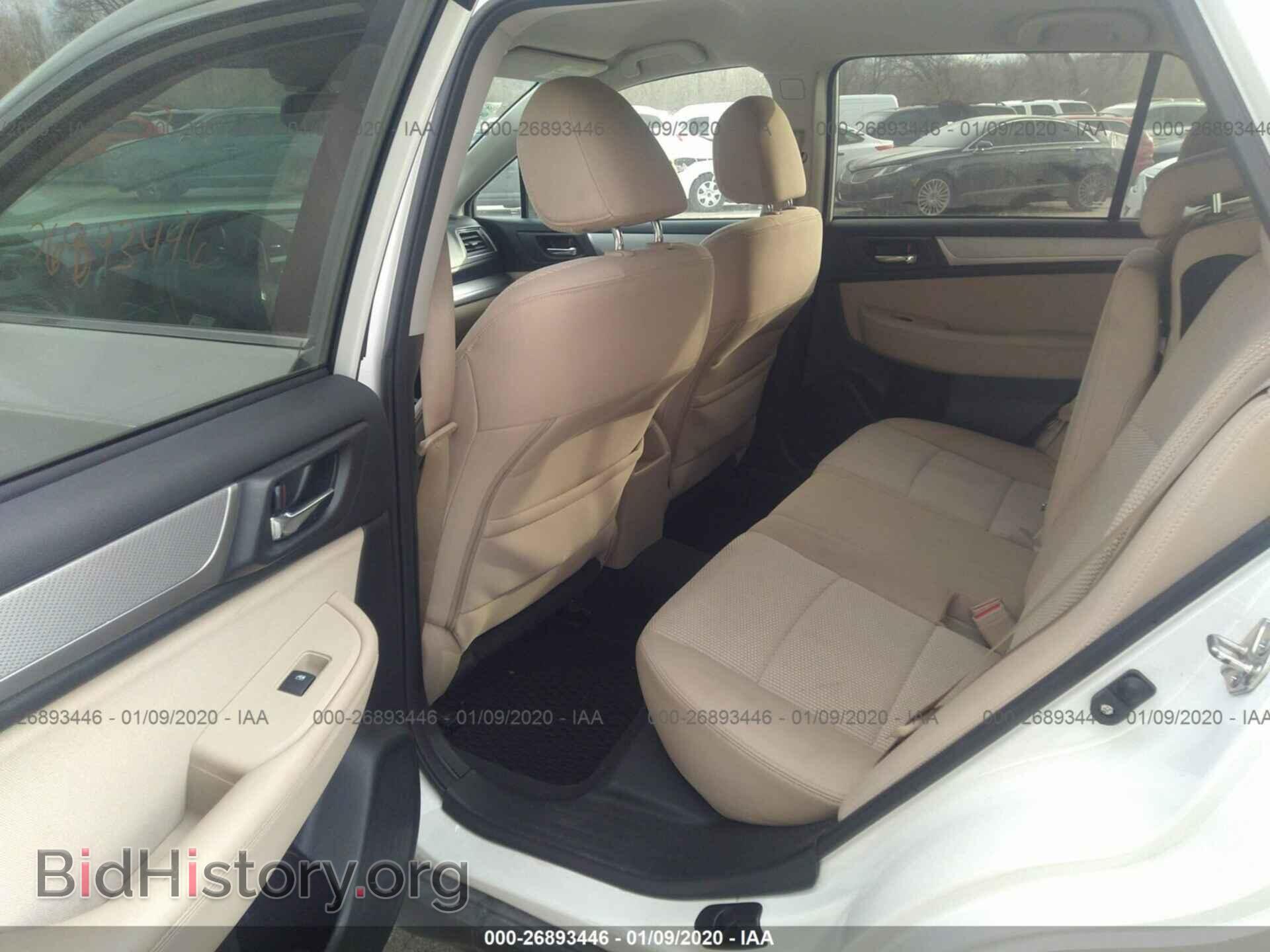 2016 SUBARU OUTBACK - VIN: 4S4BSBFC9G3242676 - Фото 8