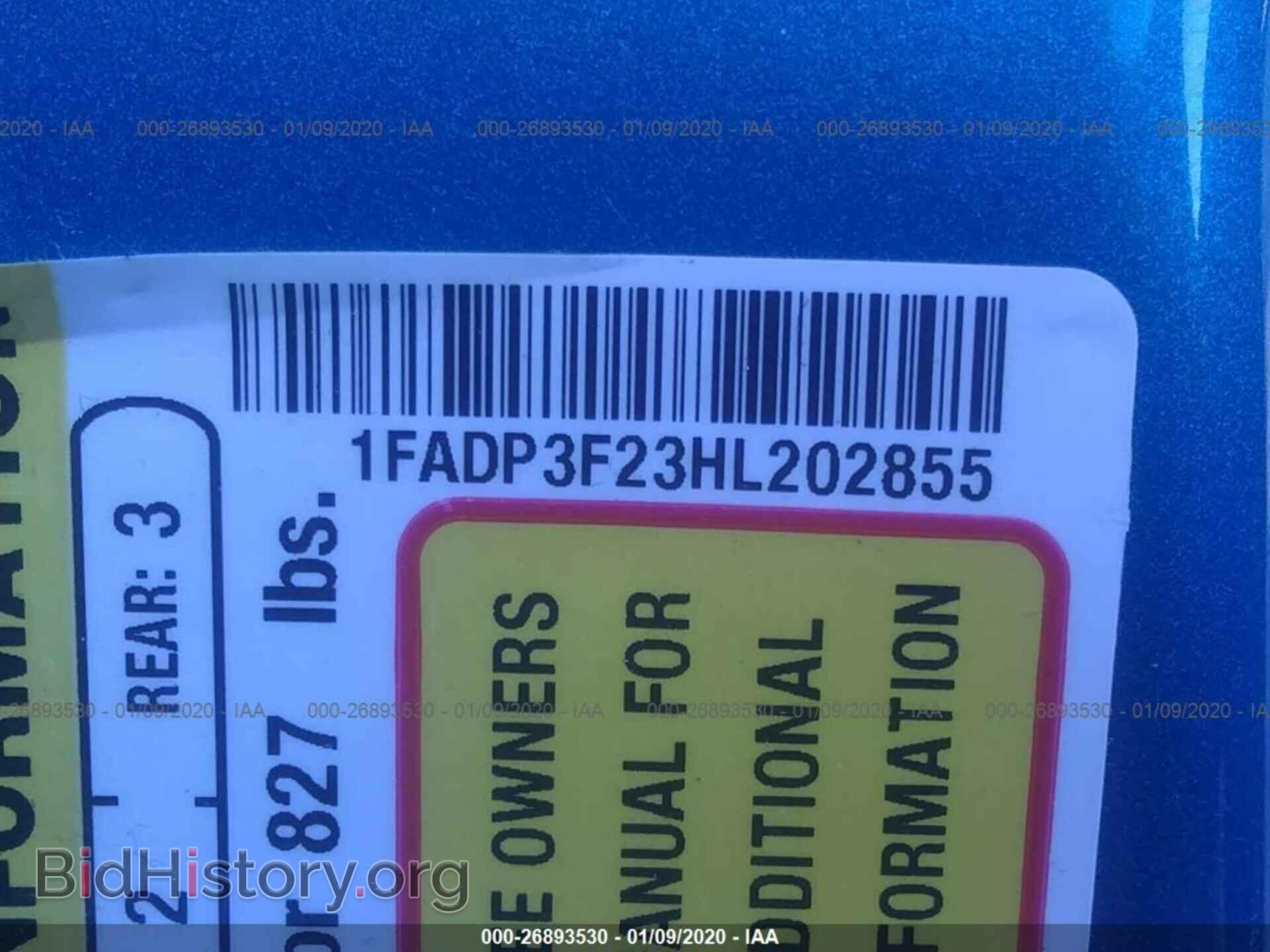 2017 FORD FOCUS - VIN: 1FADP3F23HL202855 - Photo 9