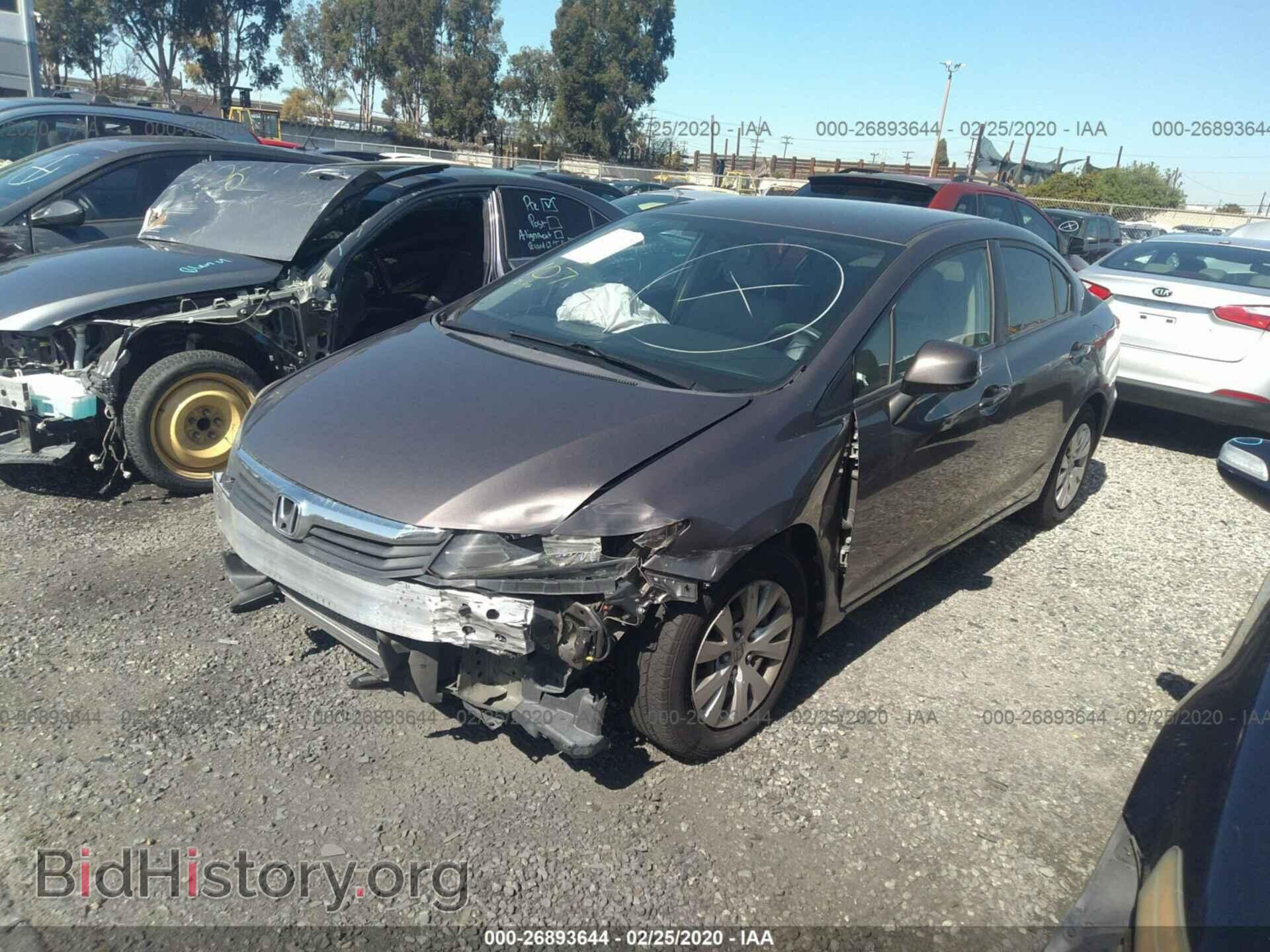 2012 HONDA CIVIC - VIN: 19XFB2F55CE392696 - Photo 4