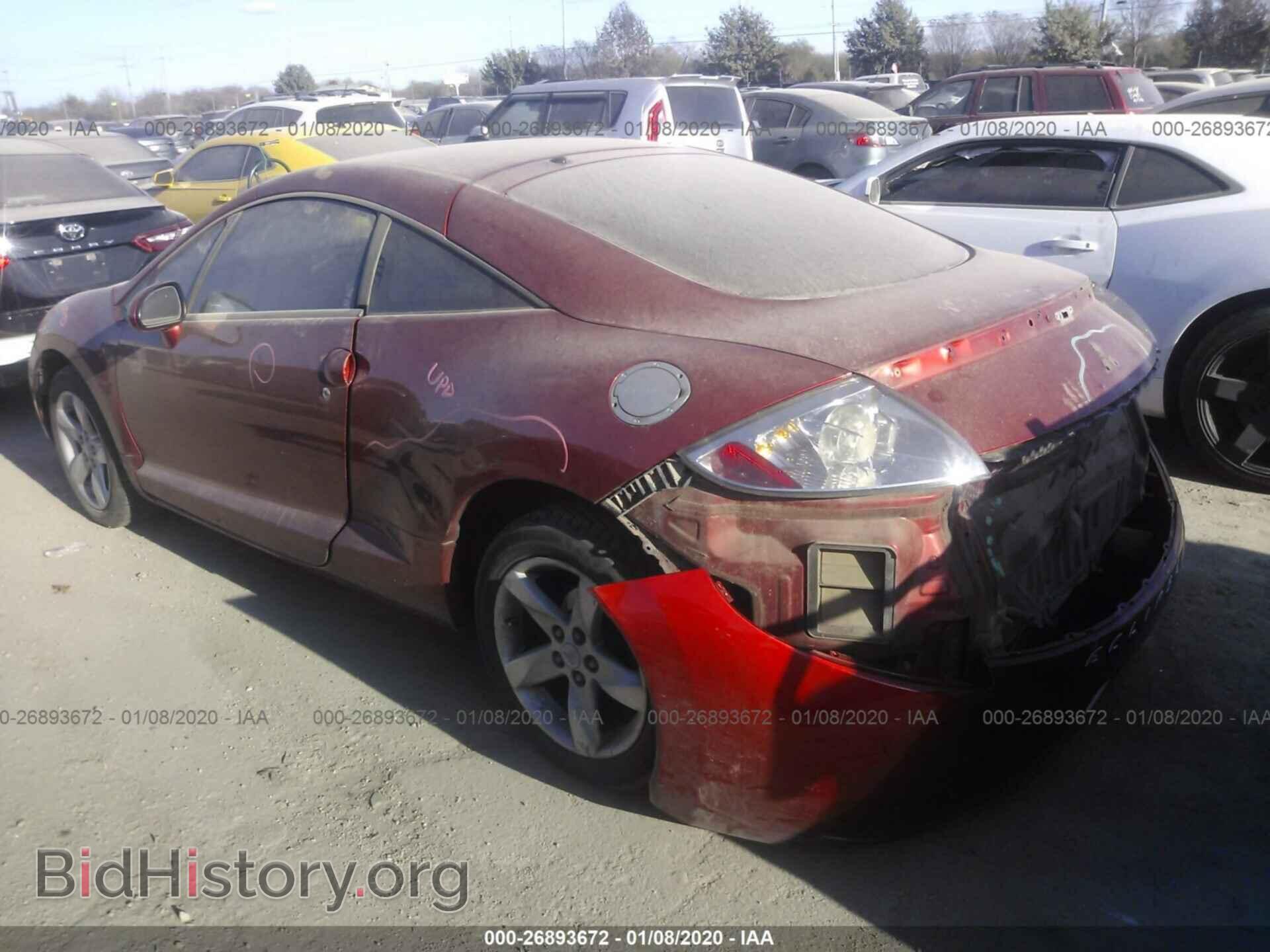 2008 MITSUBISHI ECLIPSE - VIN: 4A3AK24F38E005584 - Фото 3