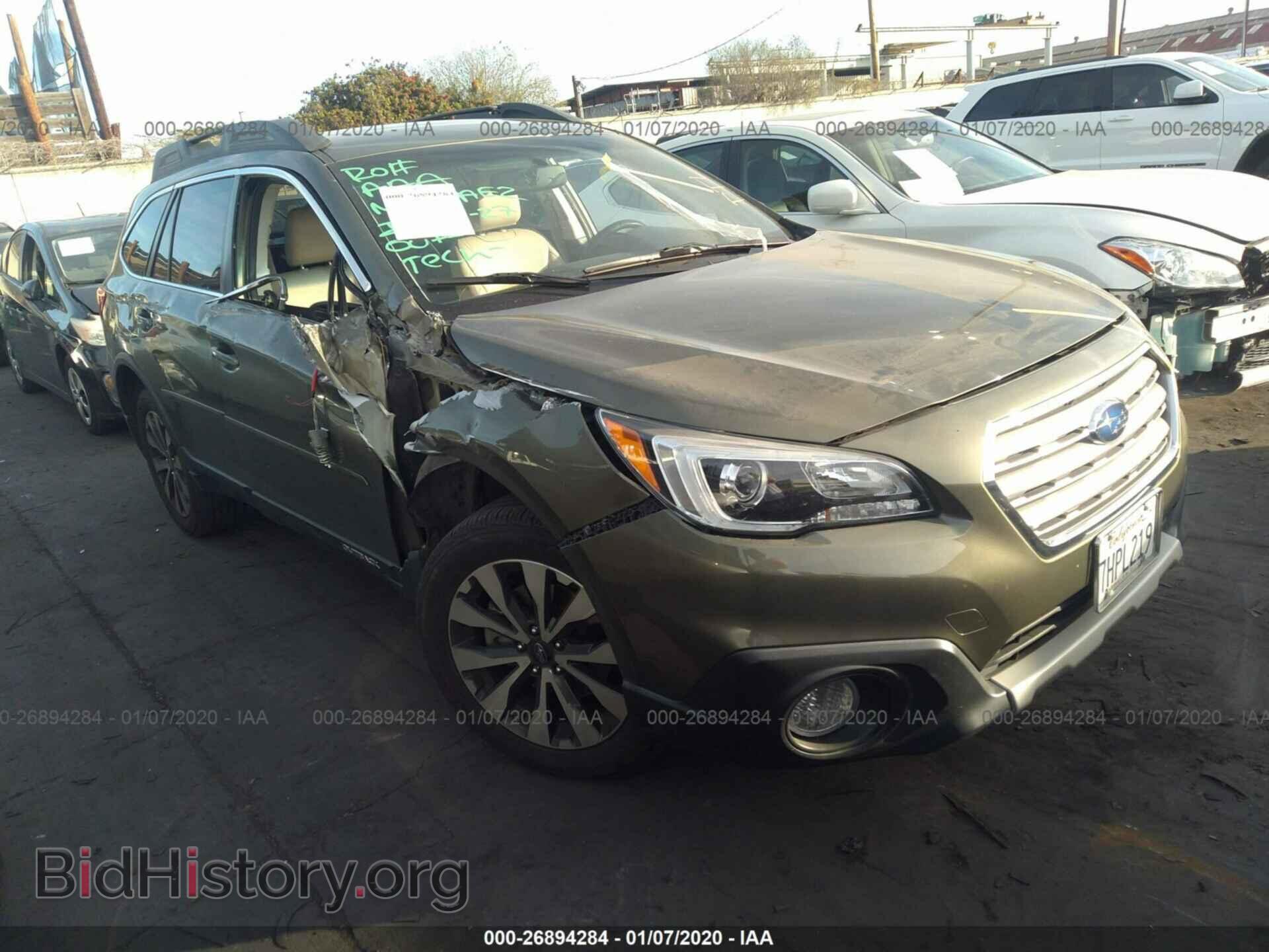 Фотография 4S4BSAJC8F3241101 - SUBARU OUTBACK 2015