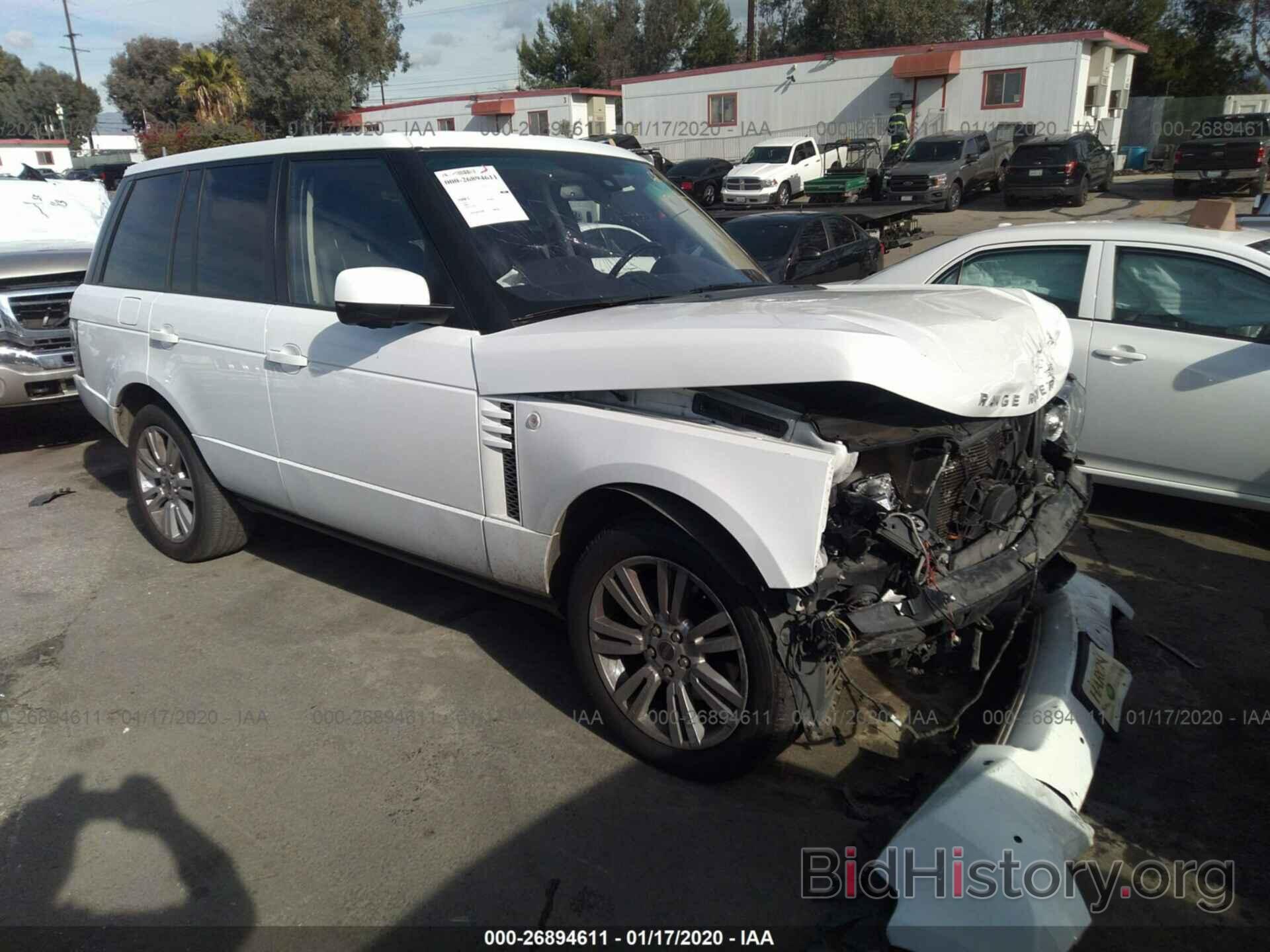 Photo SALMF1D46CA383677 - LAND ROVER RANGE ROVER 2012