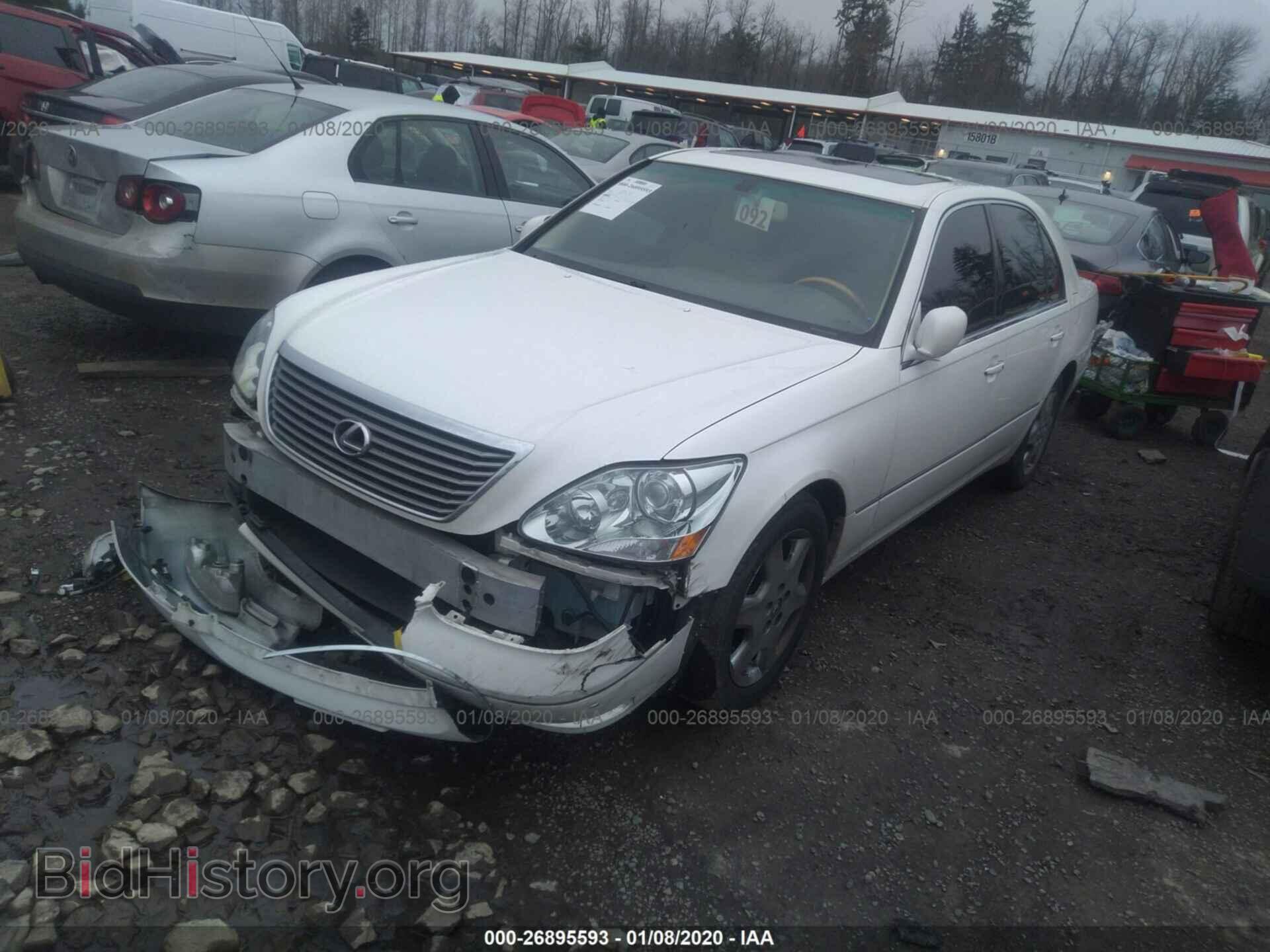 2004 LEXUS LS - VIN: JTHBN36F040157460 - Фото 2
