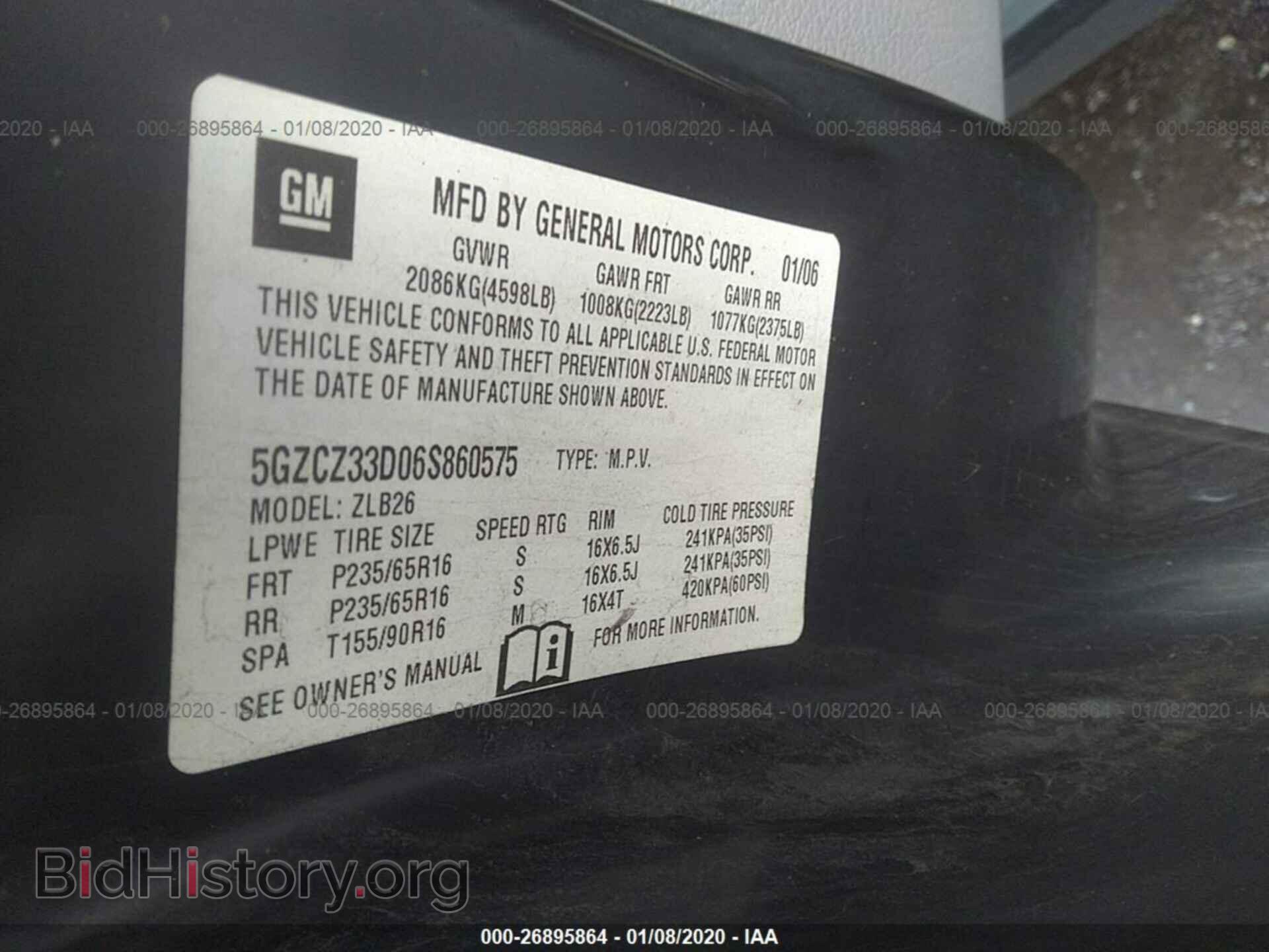 2006 SATURN VUE - VIN: 5GZCZ33D06S860575 - Фото 9