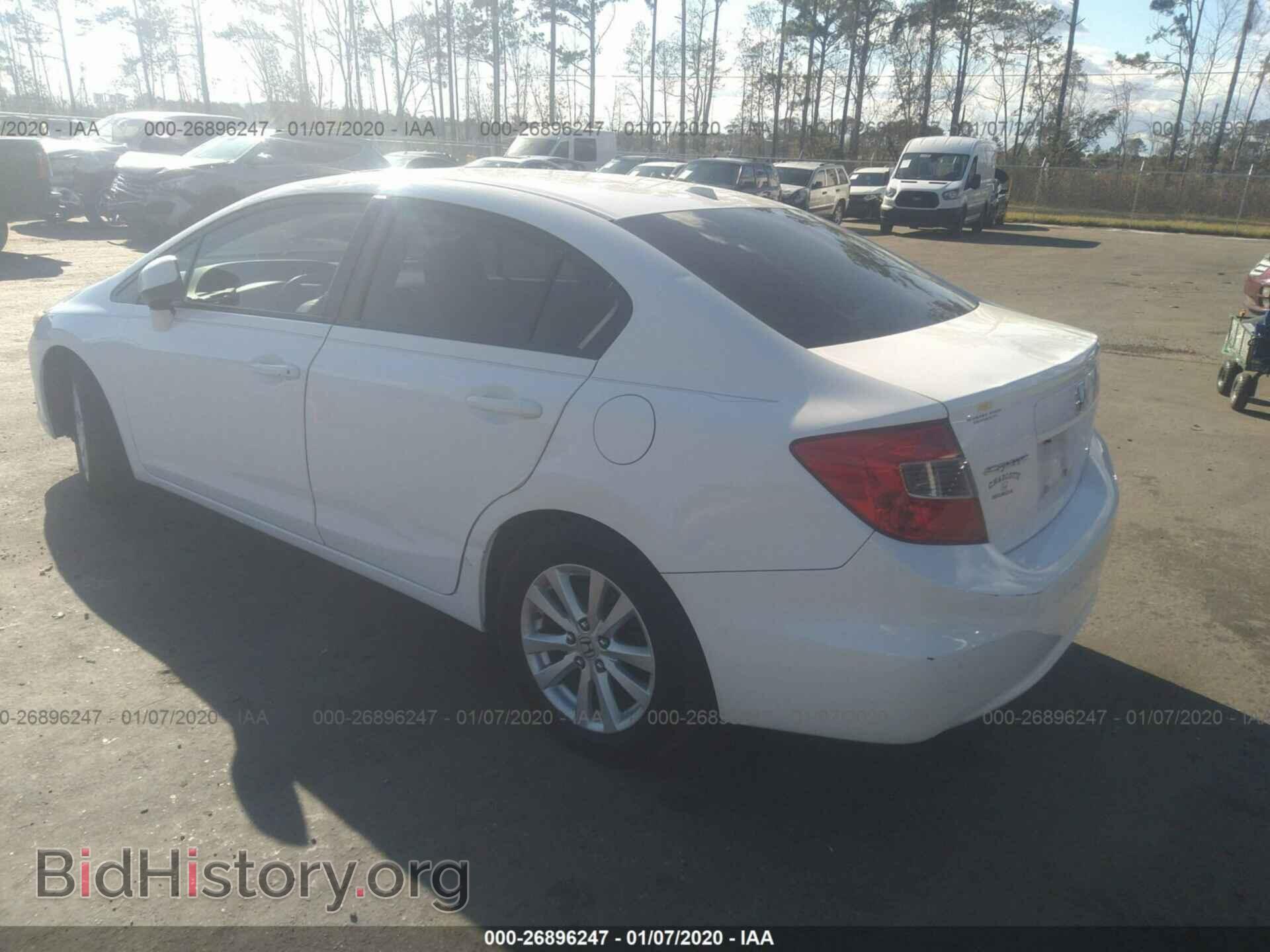 2012 HONDA CIVIC - VIN: 19XFB2F96CE075707 - Фото 3
