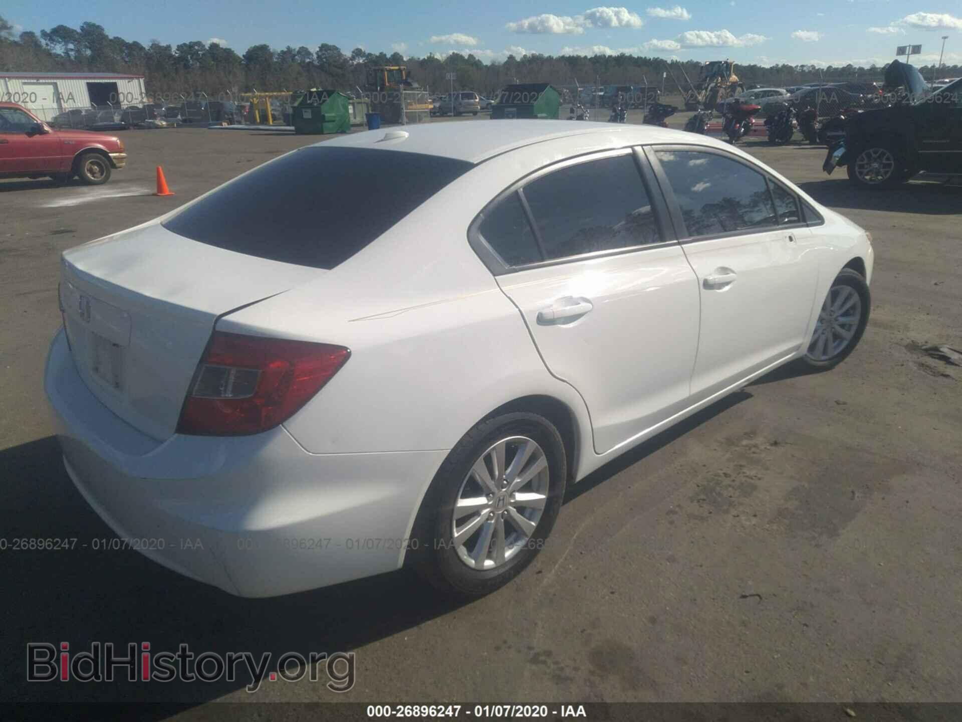 2012 HONDA CIVIC - VIN: 19XFB2F96CE075707 - Фото 4