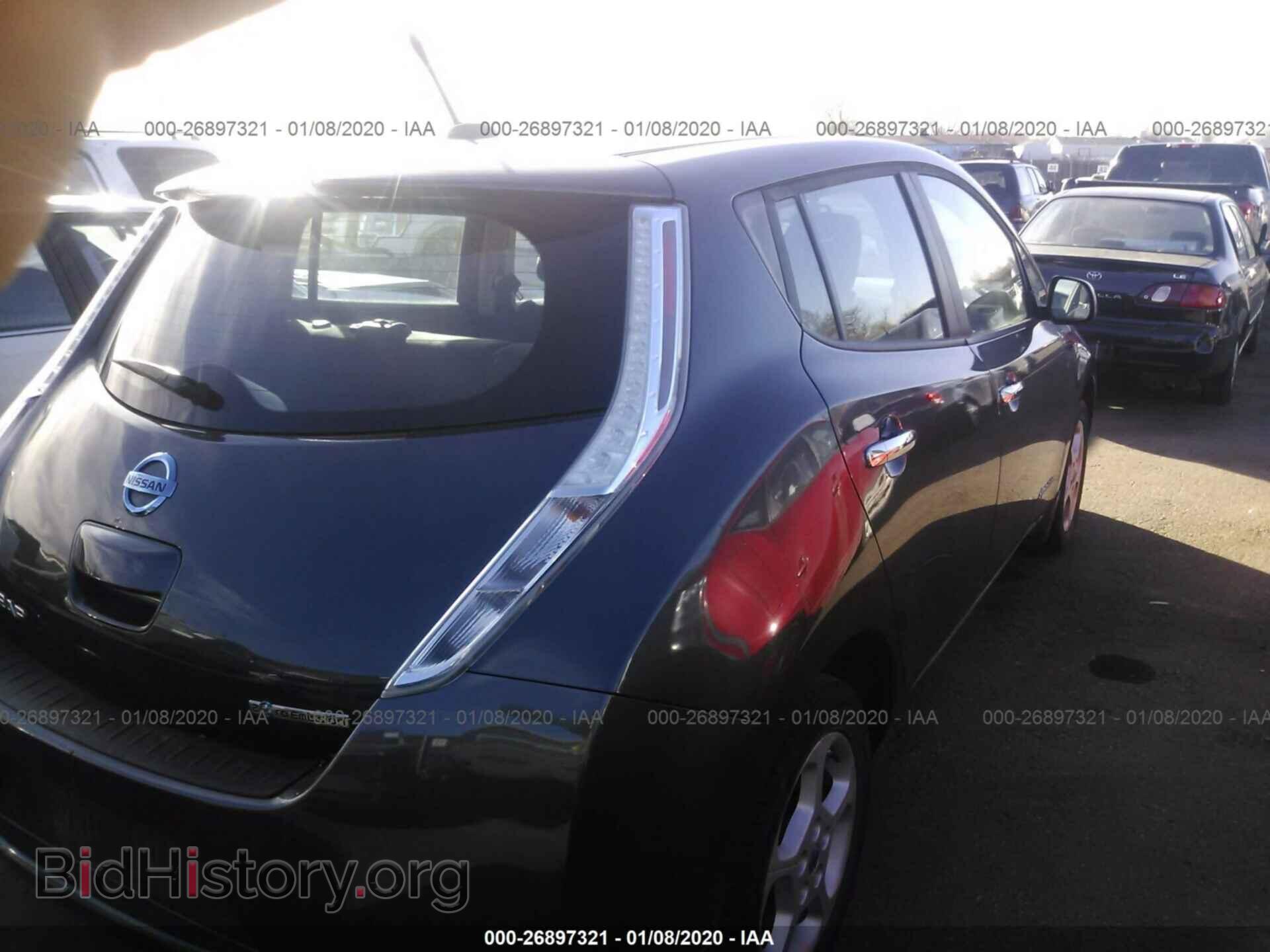 2013 NISSAN LEAF - VIN: 1N4AZ0CP3DC405010 - Фото 4