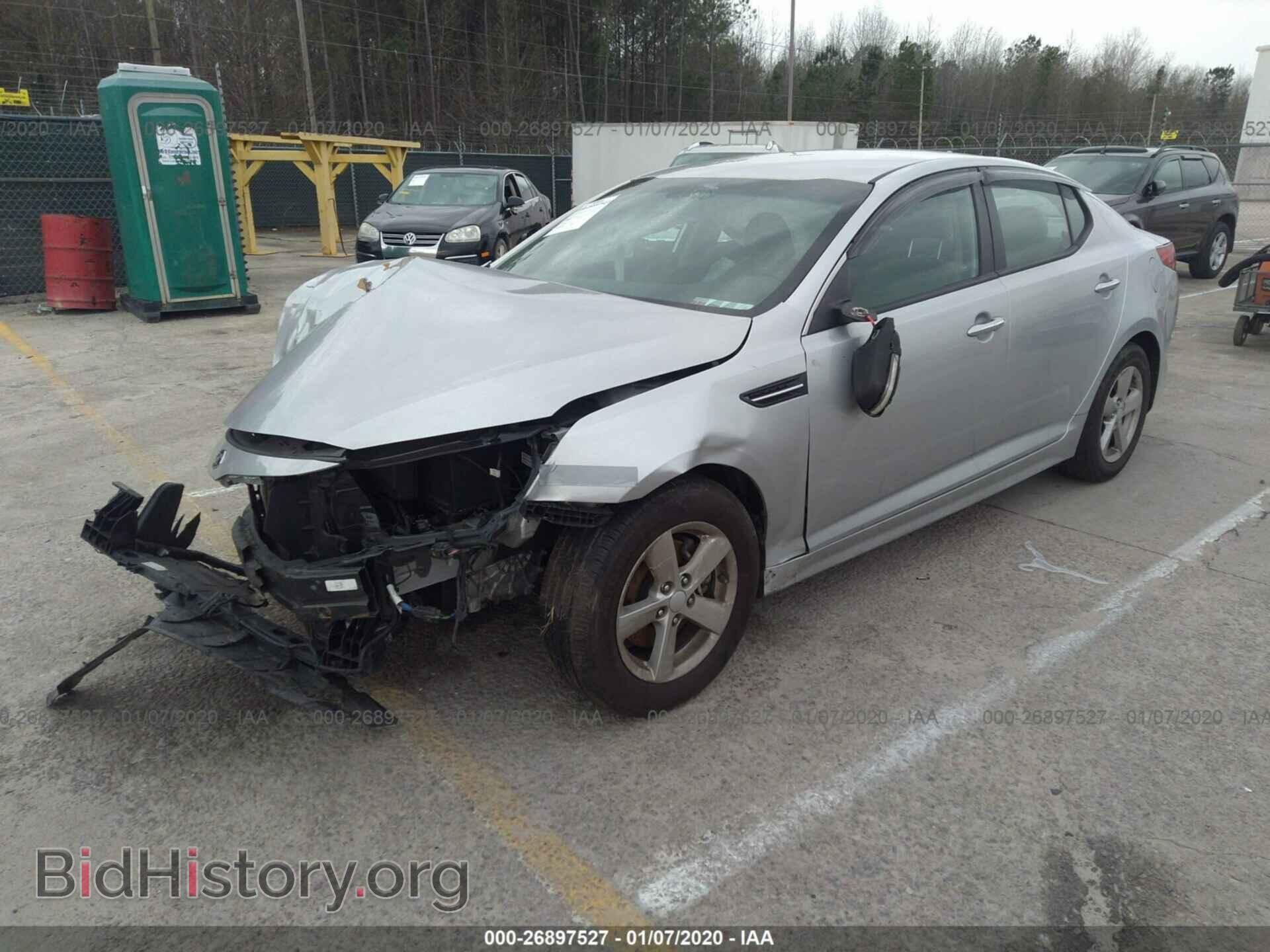 2015 KIA OPTIMA - VIN: 5XXGM4A76FG476637 - Photo 2