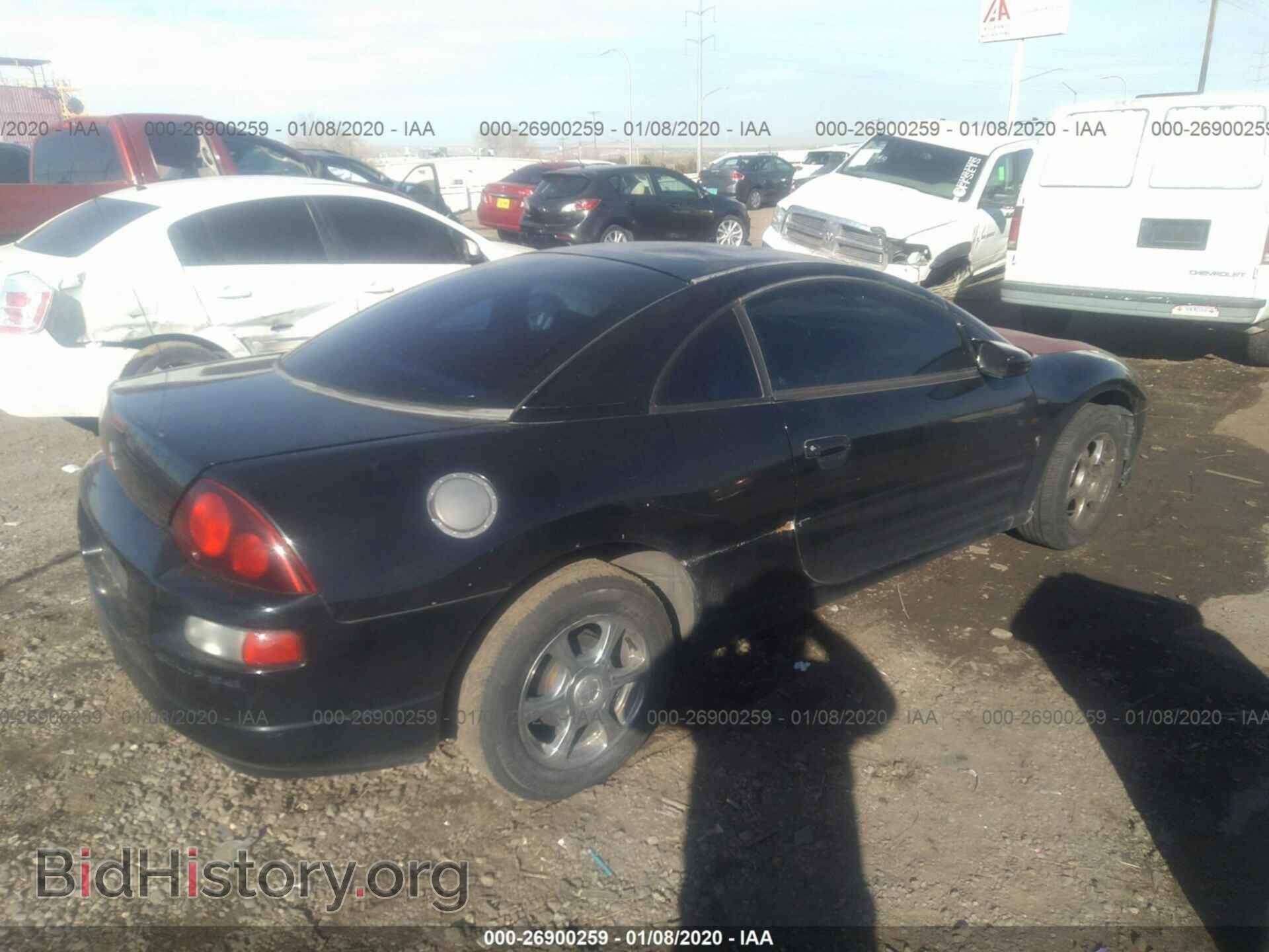 2001 MITSUBISHI ECLIPSE - VIN: 4A3AC34G01E043629 - Фото 4