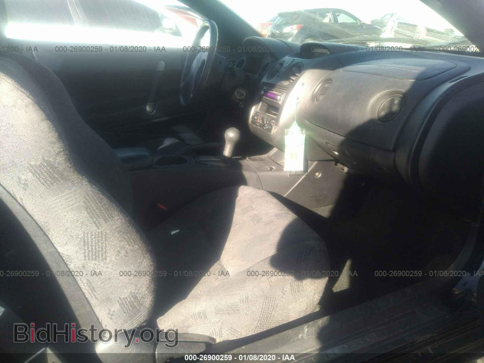 2001 MITSUBISHI ECLIPSE - VIN: 4A3AC34G01E043629 - Фото 5