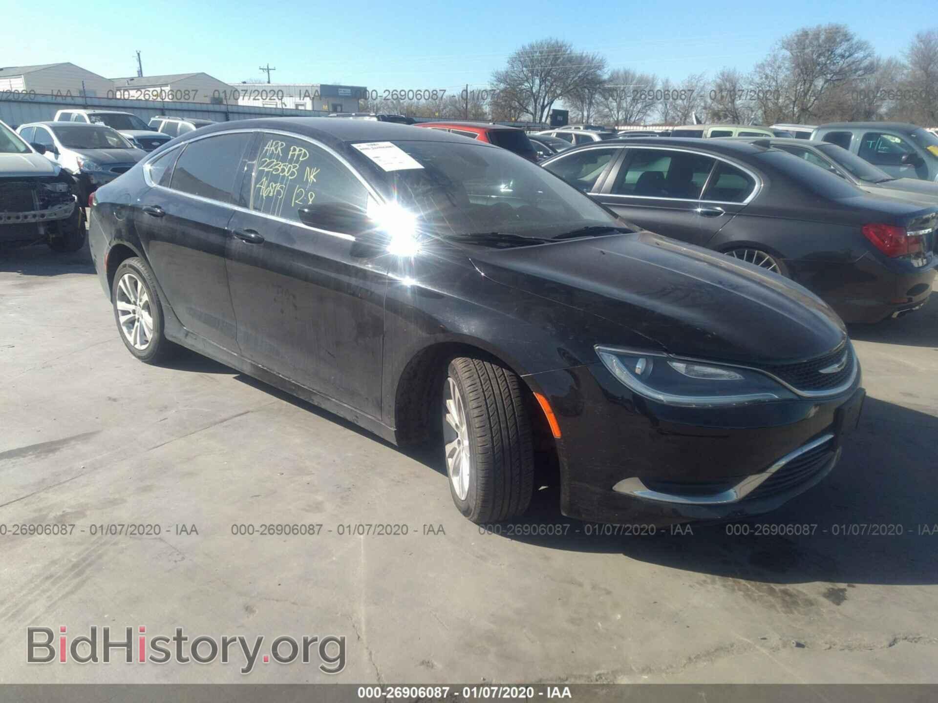 Фотография 1C3CCCAB1GN101782 - CHRYSLER 200 2016