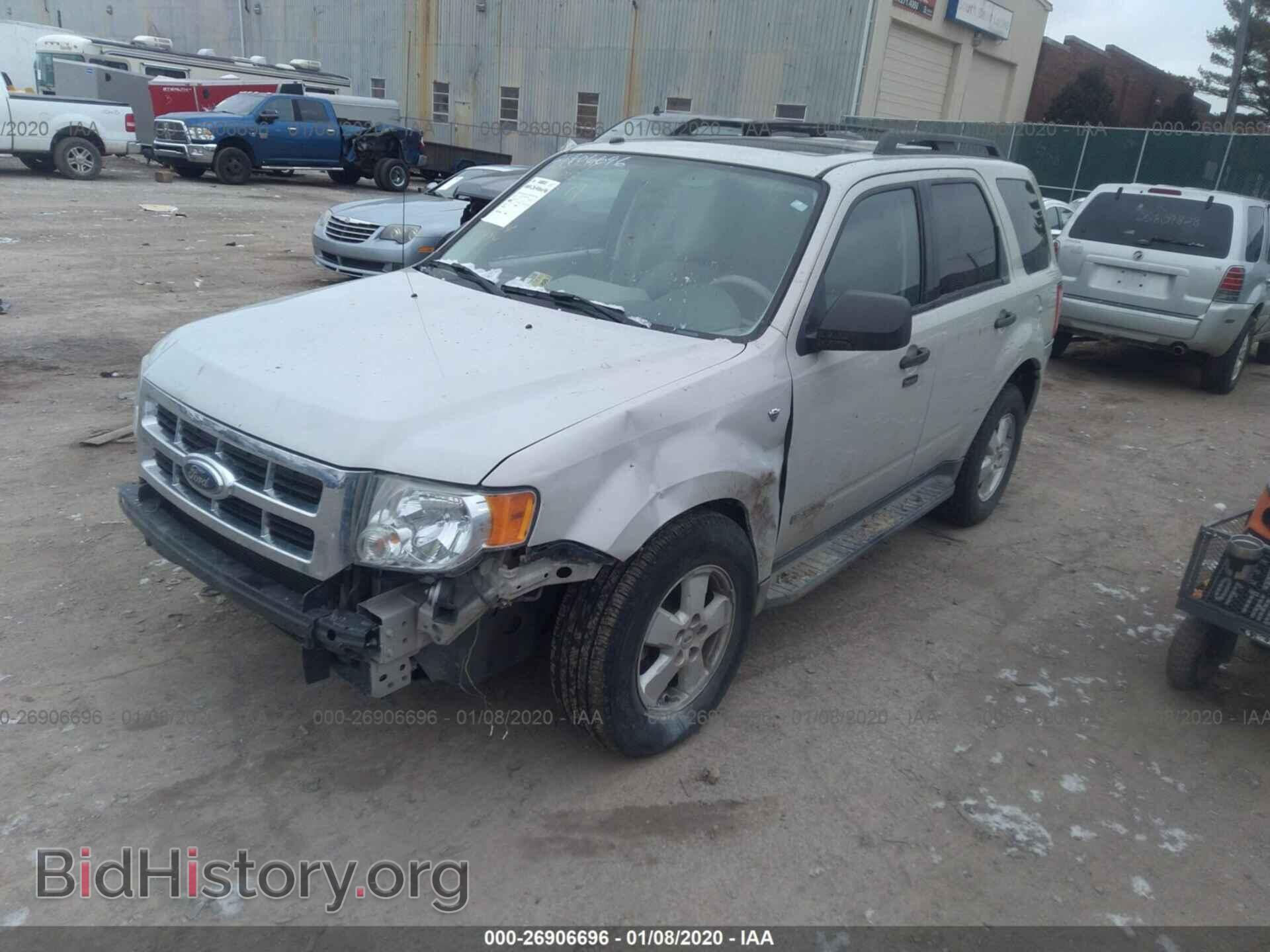2008 FORD ESCAPE - VIN: 1FMCU03148KC82371 - Фото 2