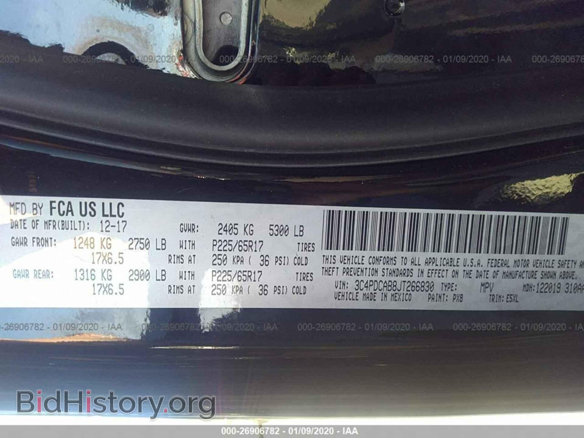 2018 DODGE JOURNEY - VIN: 3C4PDCAB8JT266830 - Photo 9
