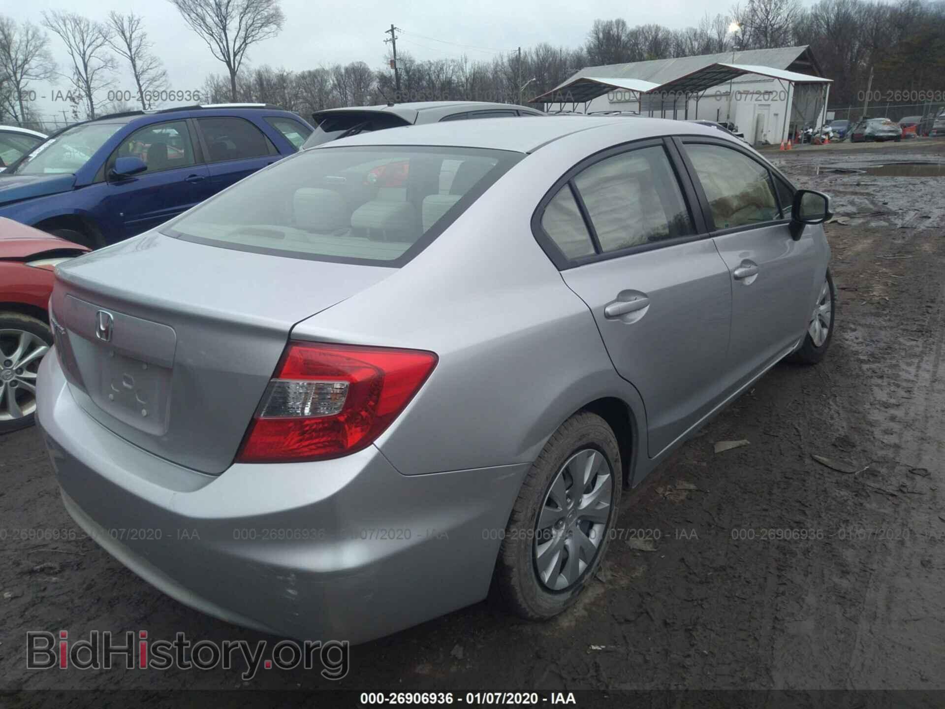 2012 HONDA CIVIC - VIN: JHMFB2F58CS004324 - Фото 4