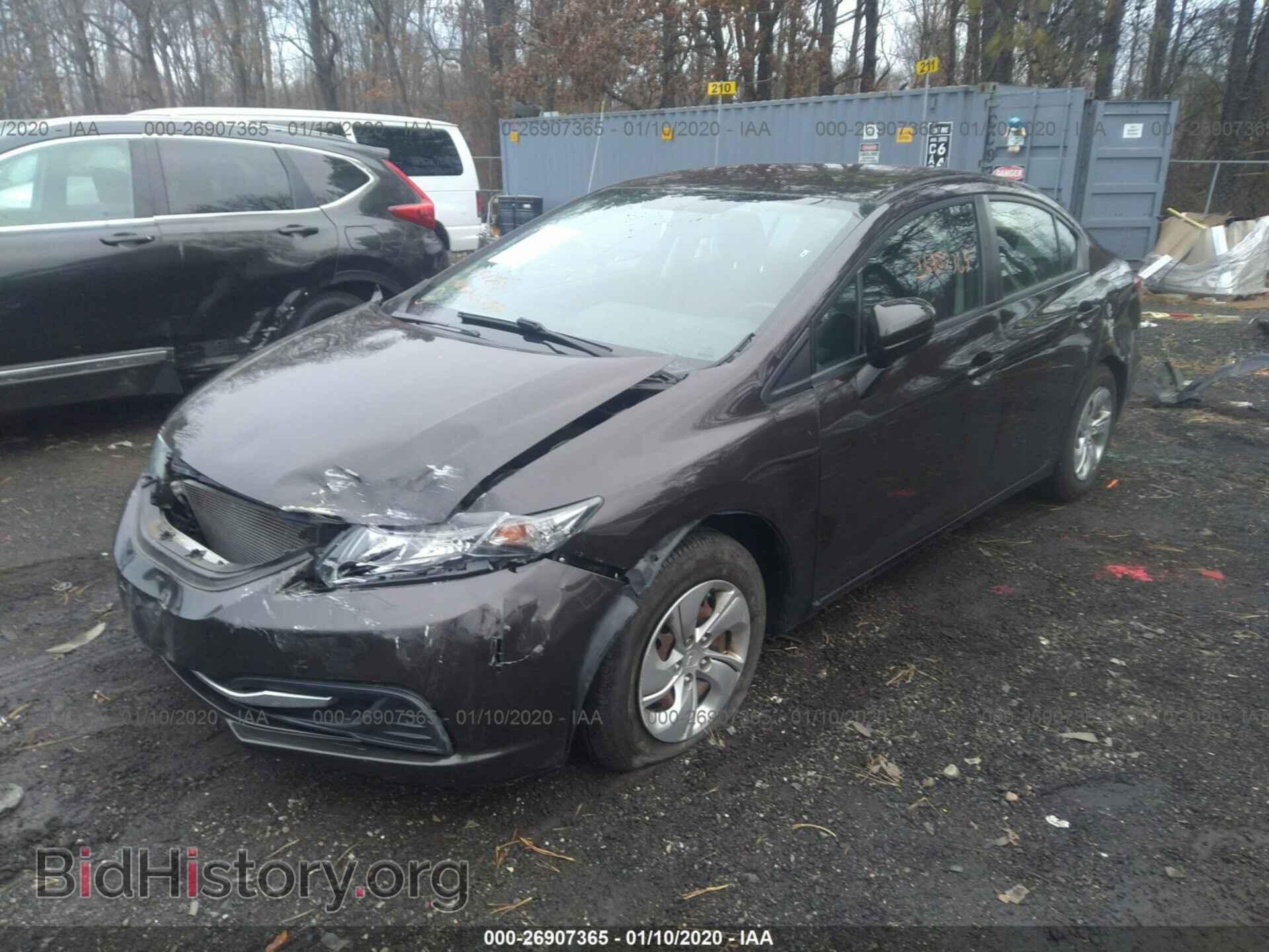 2014 HONDA CIVIC - VIN: 2HGFB2F59EH531706 - Photo 2