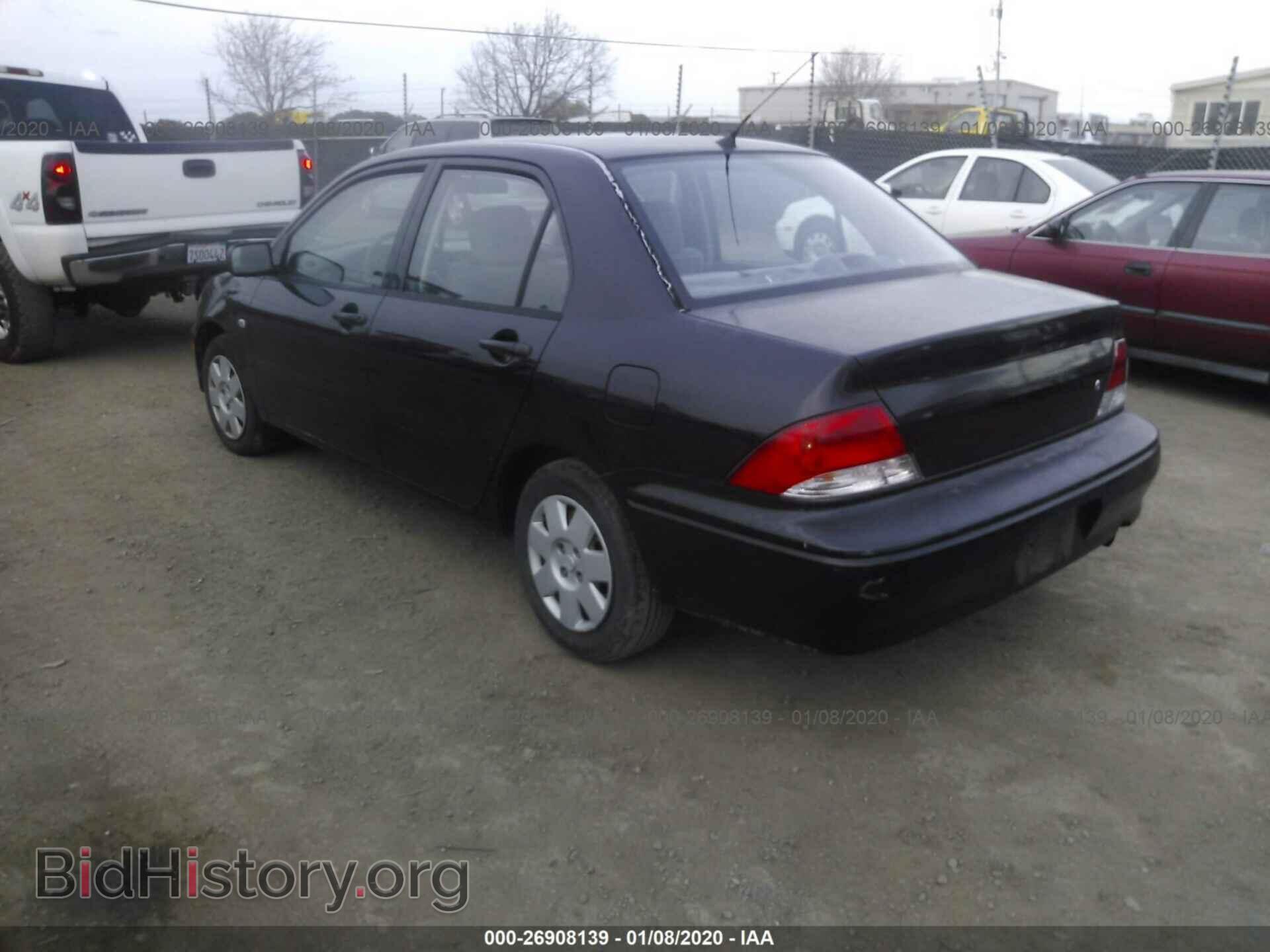 2002 MITSUBISHI LANCER - VIN: JA3AJ26E92U008298 - Фото 3