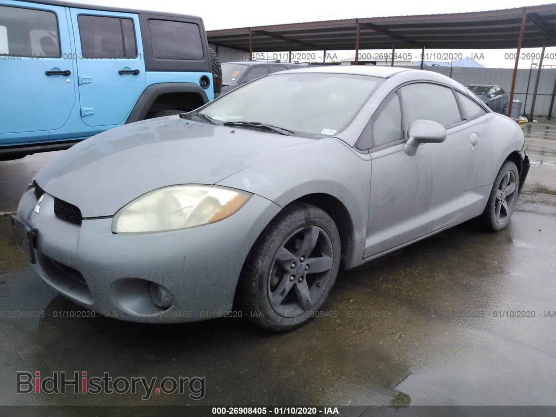 2007 MITSUBISHI ECLIPSE - VIN: 4A3AK24F57E060682 - Фото 2