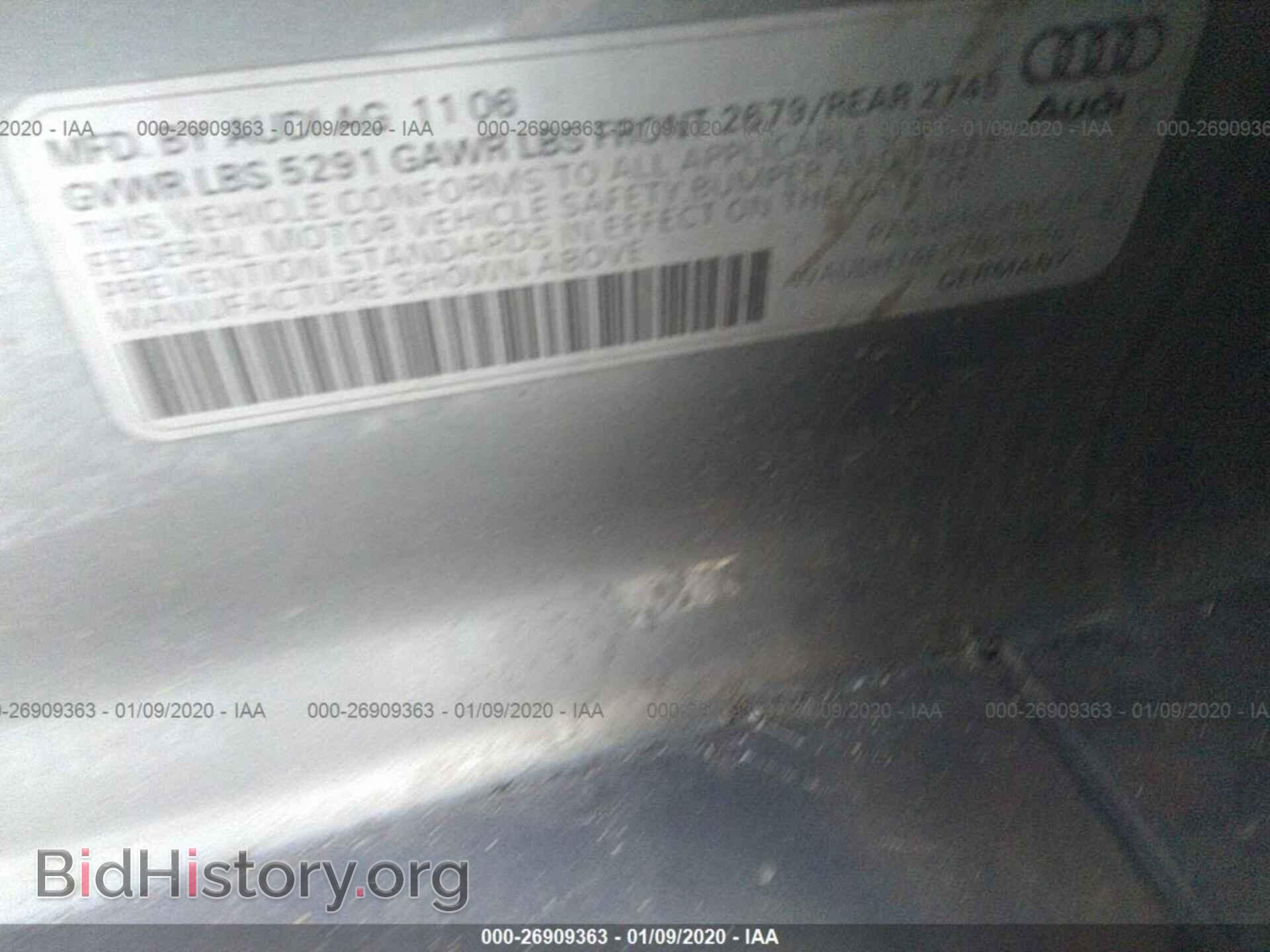 2007 AUDI A6 - VIN: WAUDH74F27N076461 - Фото 9