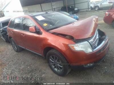 2008 Ford EDGE SEL, оранжевый — VIN 2FMDK38C78BB04874, IAAI