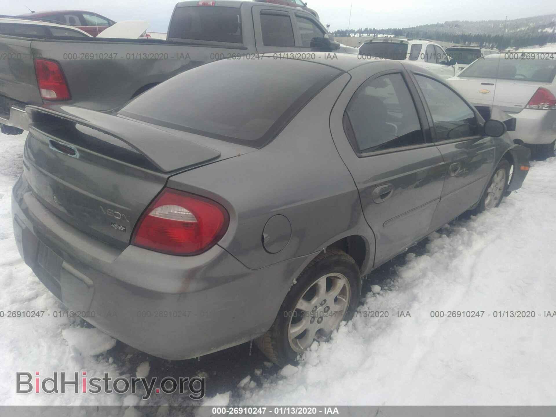 2005 DODGE NEON - VIN: 1B3ES56C55D239687 - Фото 4