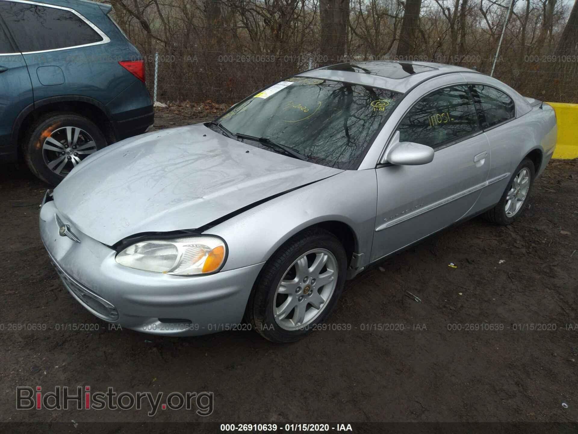2001 CHRYSLER SEBRING - VIN: 4C3AG52H21E133561 - Фото 2
