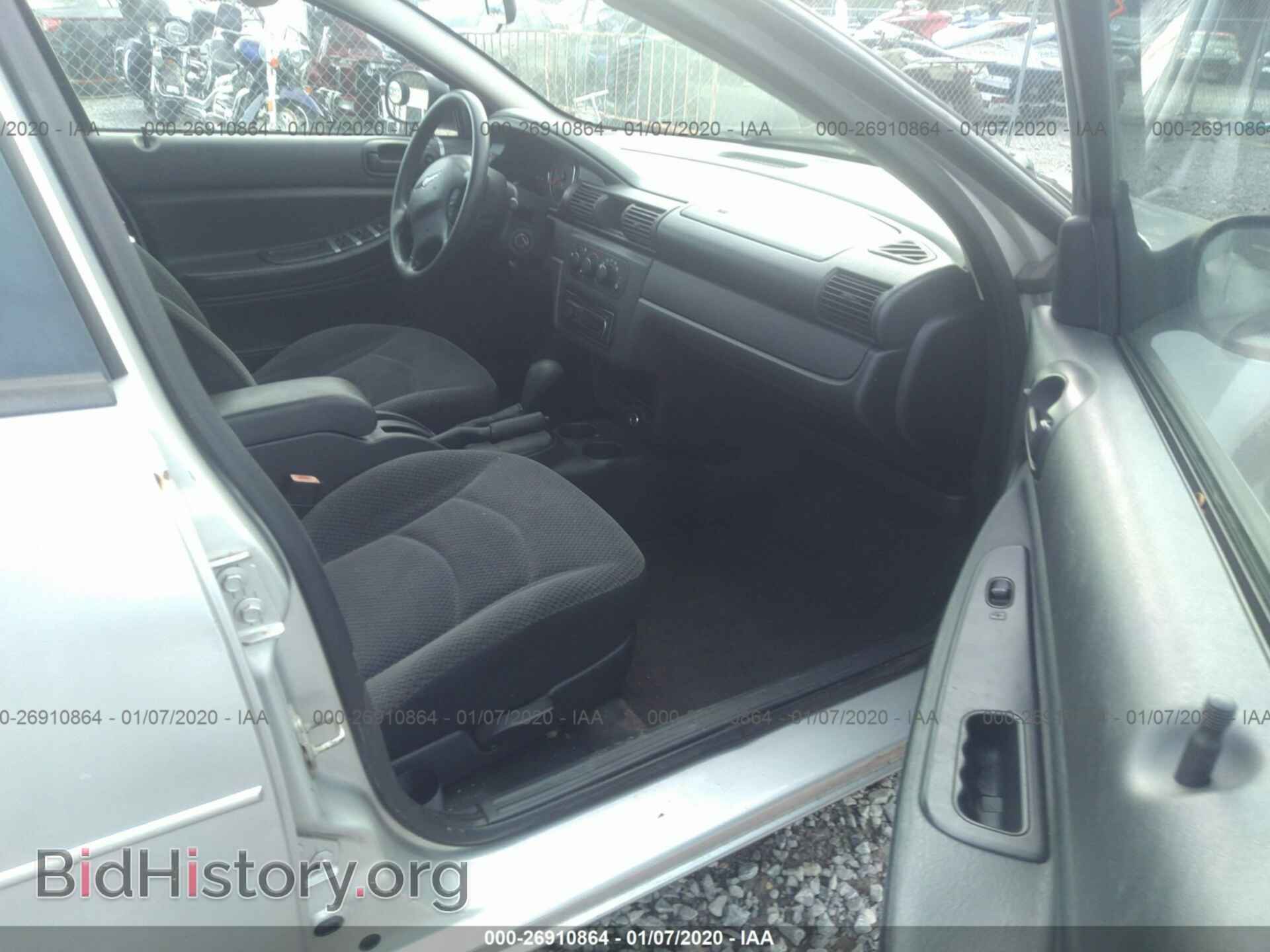 2006 CHRYSLER SEBRING - VIN: 1C3EL46X16N191078 - Фото 5