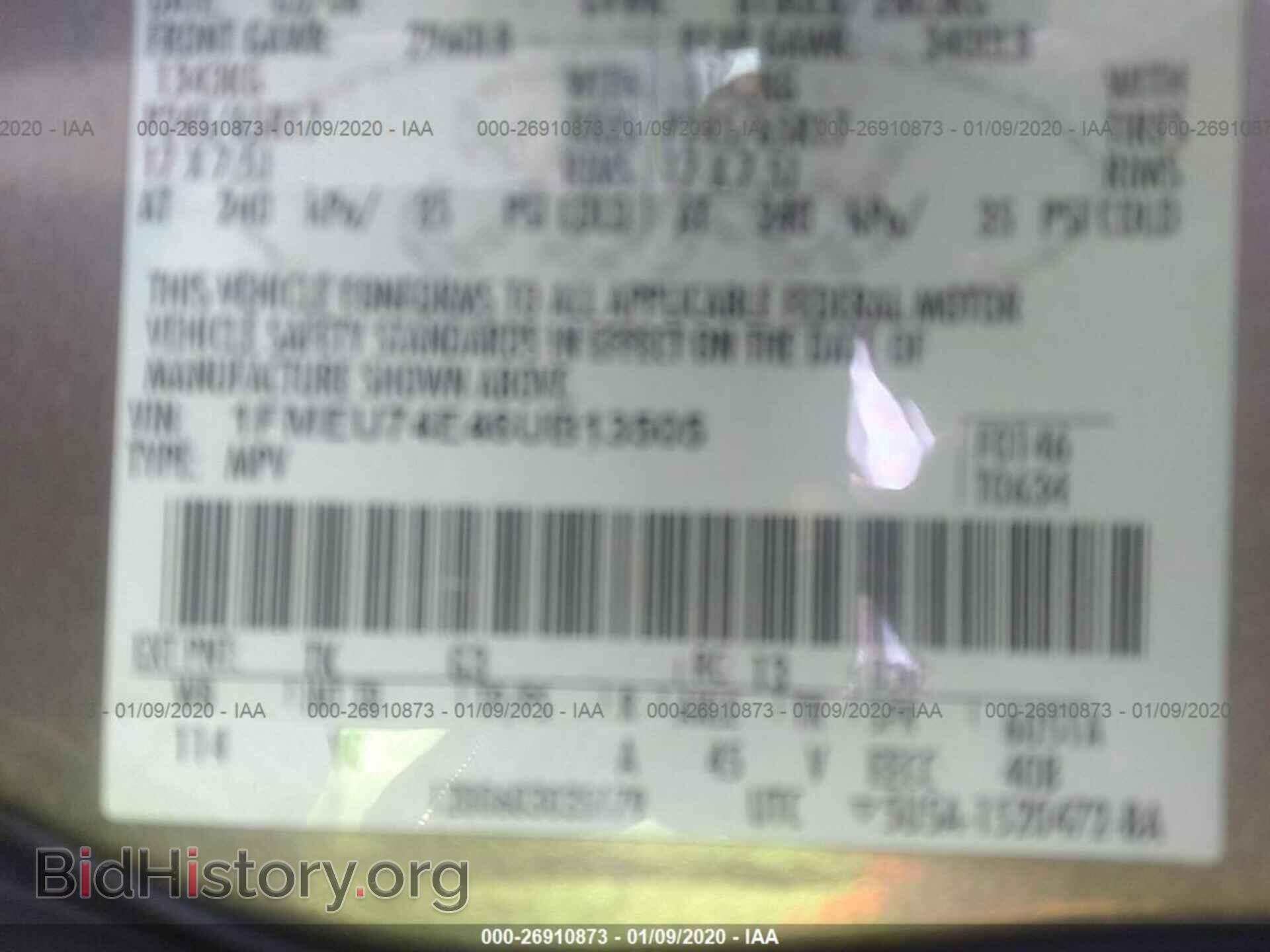 2006 FORD EXPLORER - VIN: 1FMEU74E46UB13505 - Фото 9