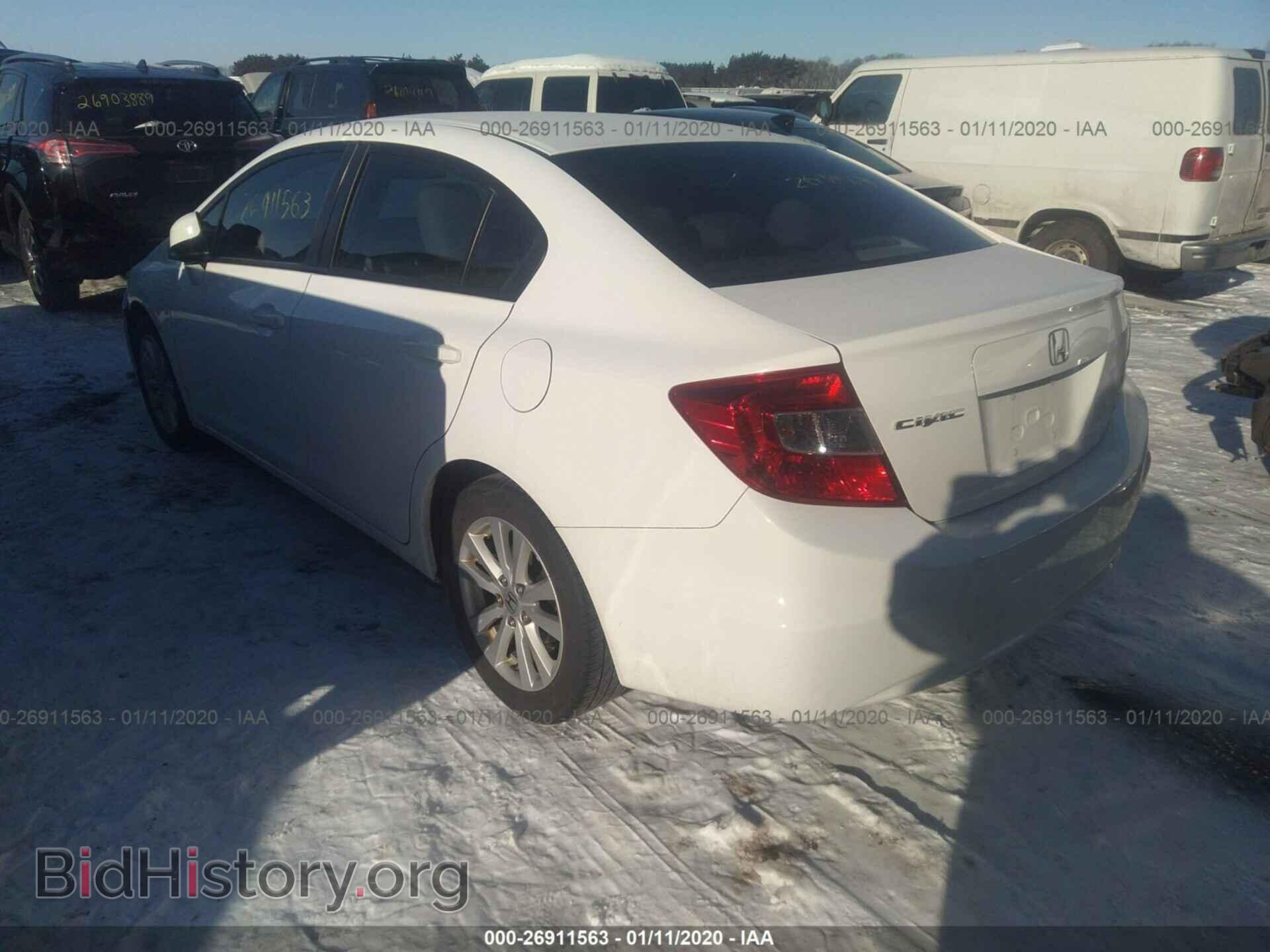 2012 HONDA CIVIC - VIN: 19XFB2F88CE060598 - Photo 3