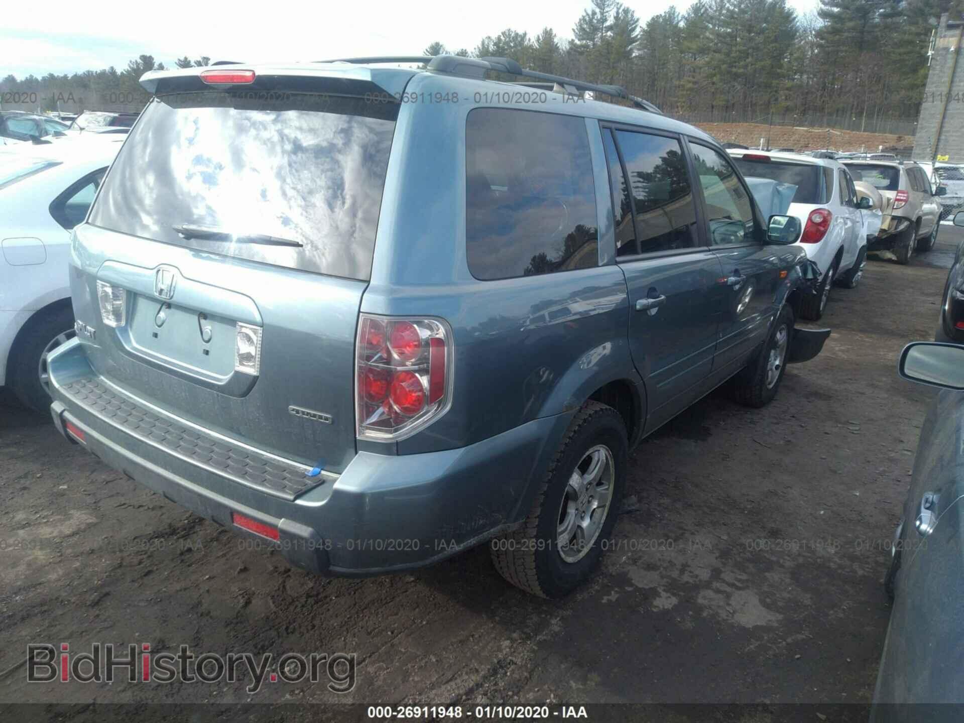 2007 HONDA PILOT - VIN: 2HKYF18647H522546 - Фото 4