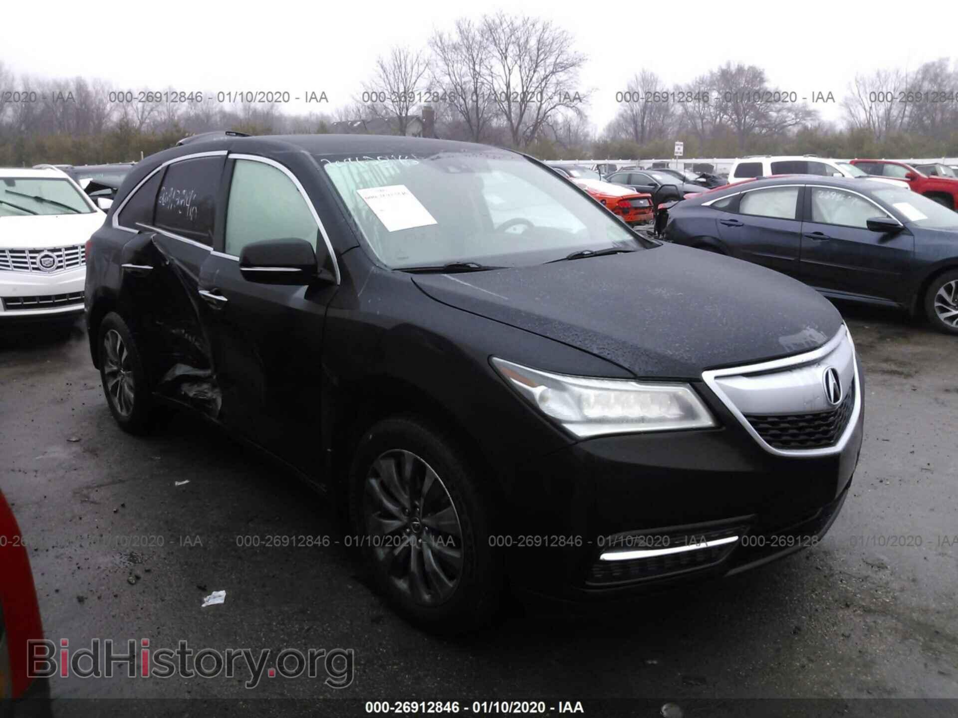 Фотография 5FRYD4H44EB031877 - ACURA MDX 2014