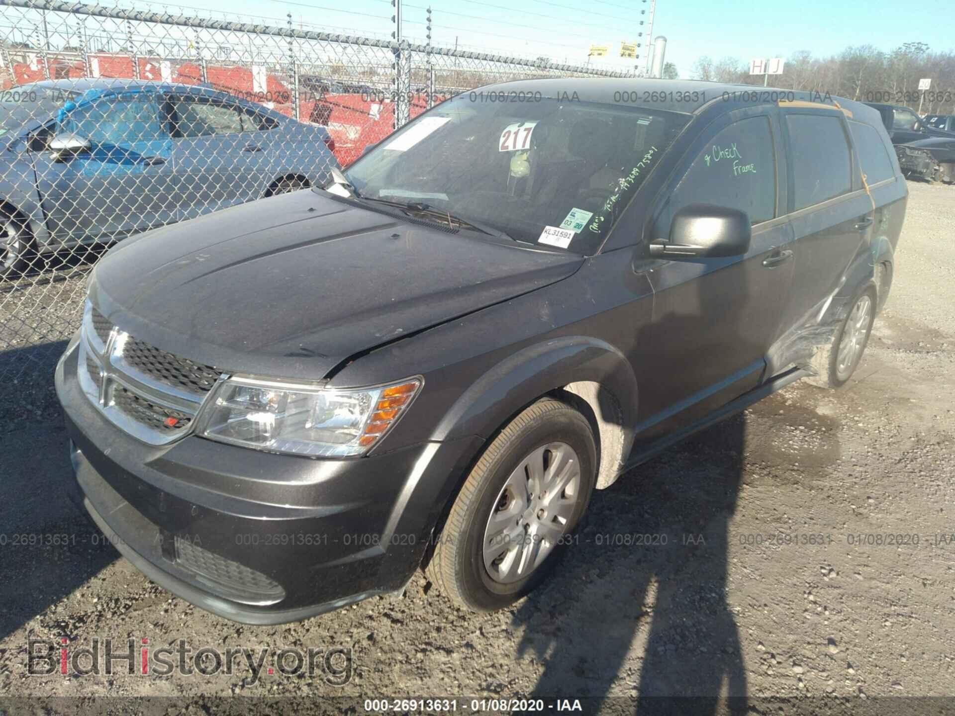 2014 DODGE JOURNEY - VIN: 3C4PDCAB8ET148783 - Фото 2