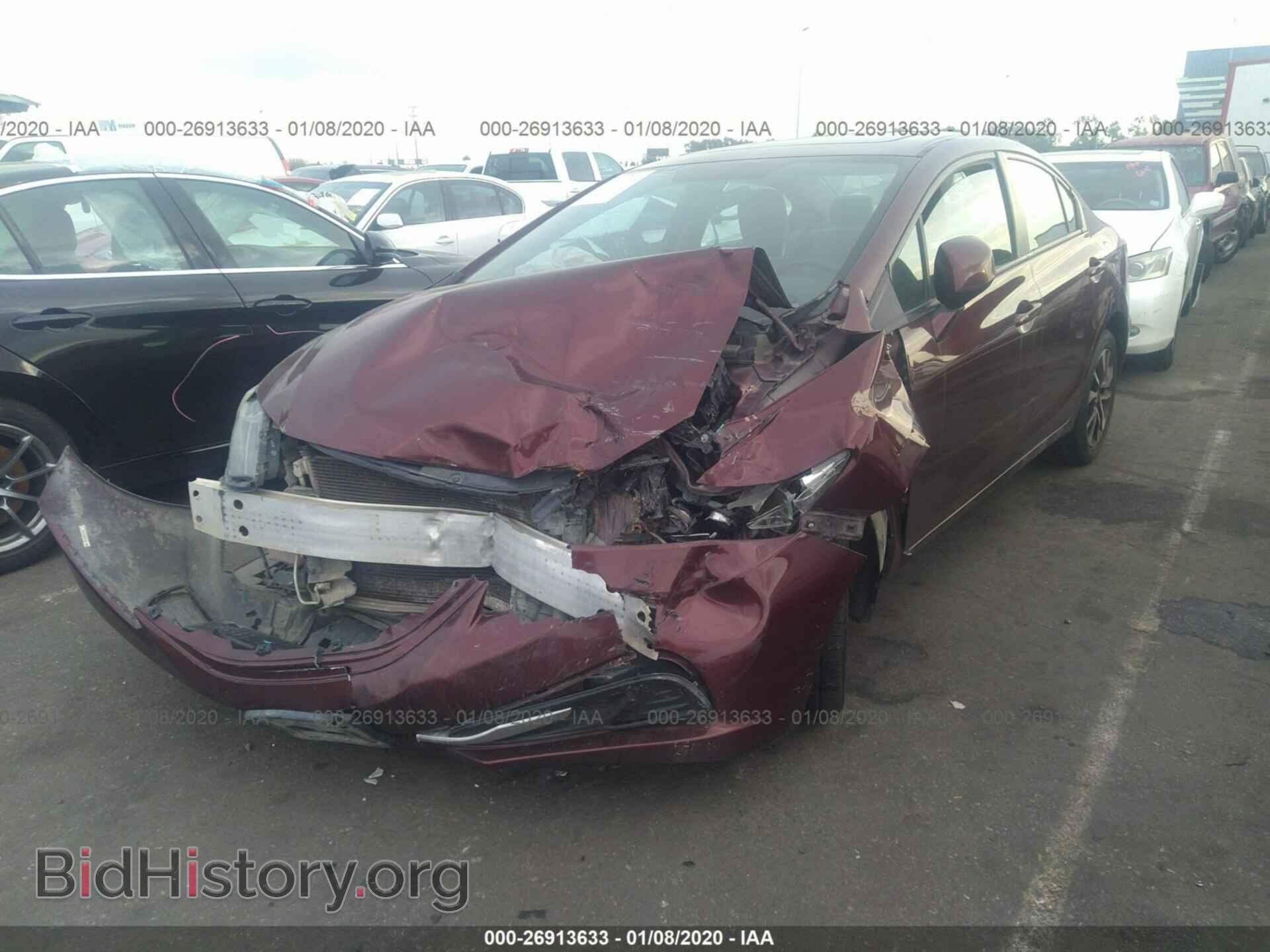 2013 HONDA CIVIC - VIN: 19XFB2F84DE204780 - Фото 2