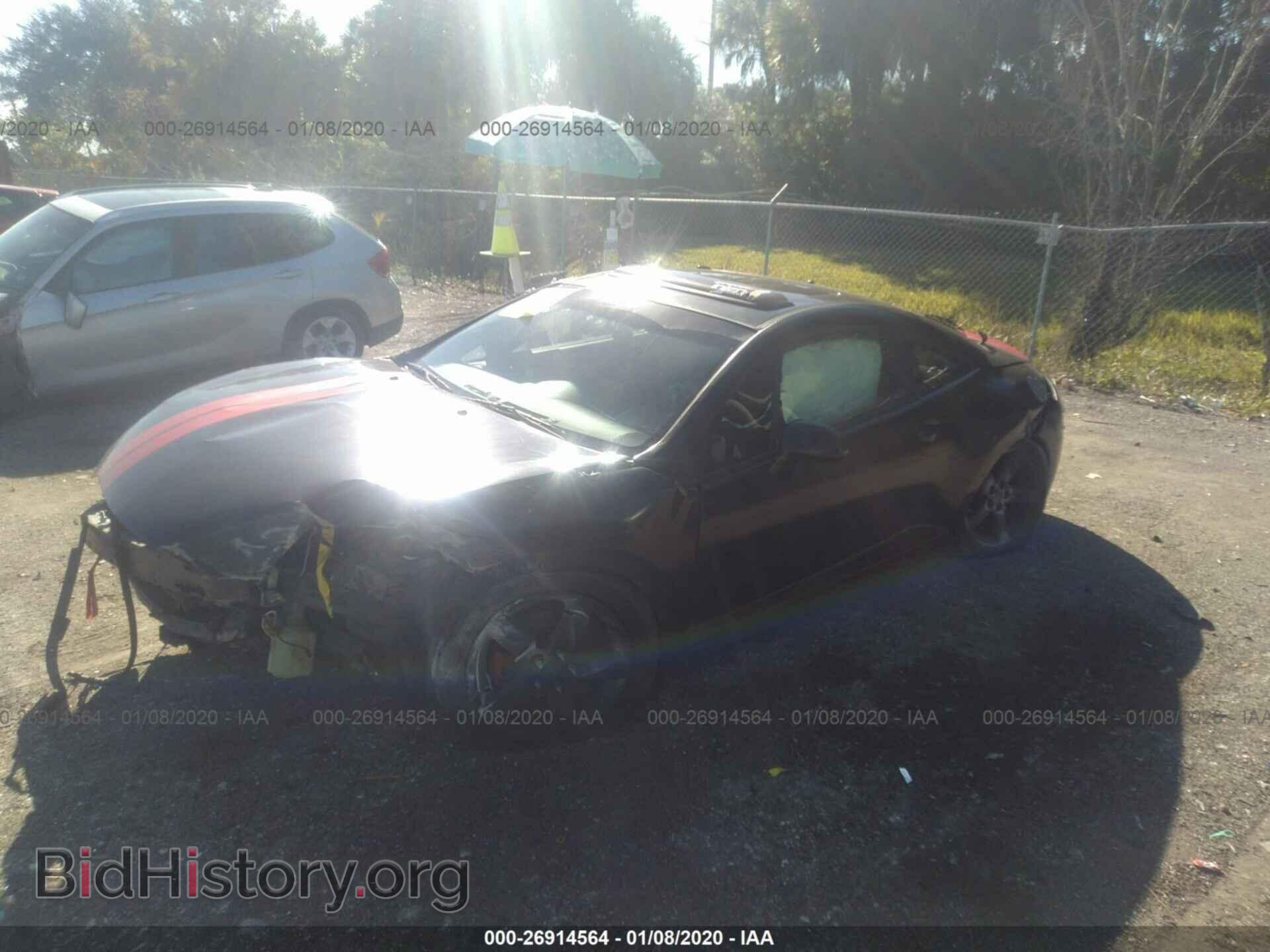 2008 MITSUBISHI ECLIPSE - VIN: 4A3AK24F98E007243 - Фото 2