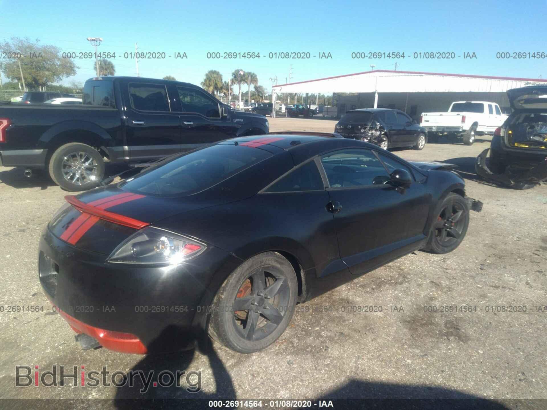2008 MITSUBISHI ECLIPSE - VIN: 4A3AK24F98E007243 - Фото 4