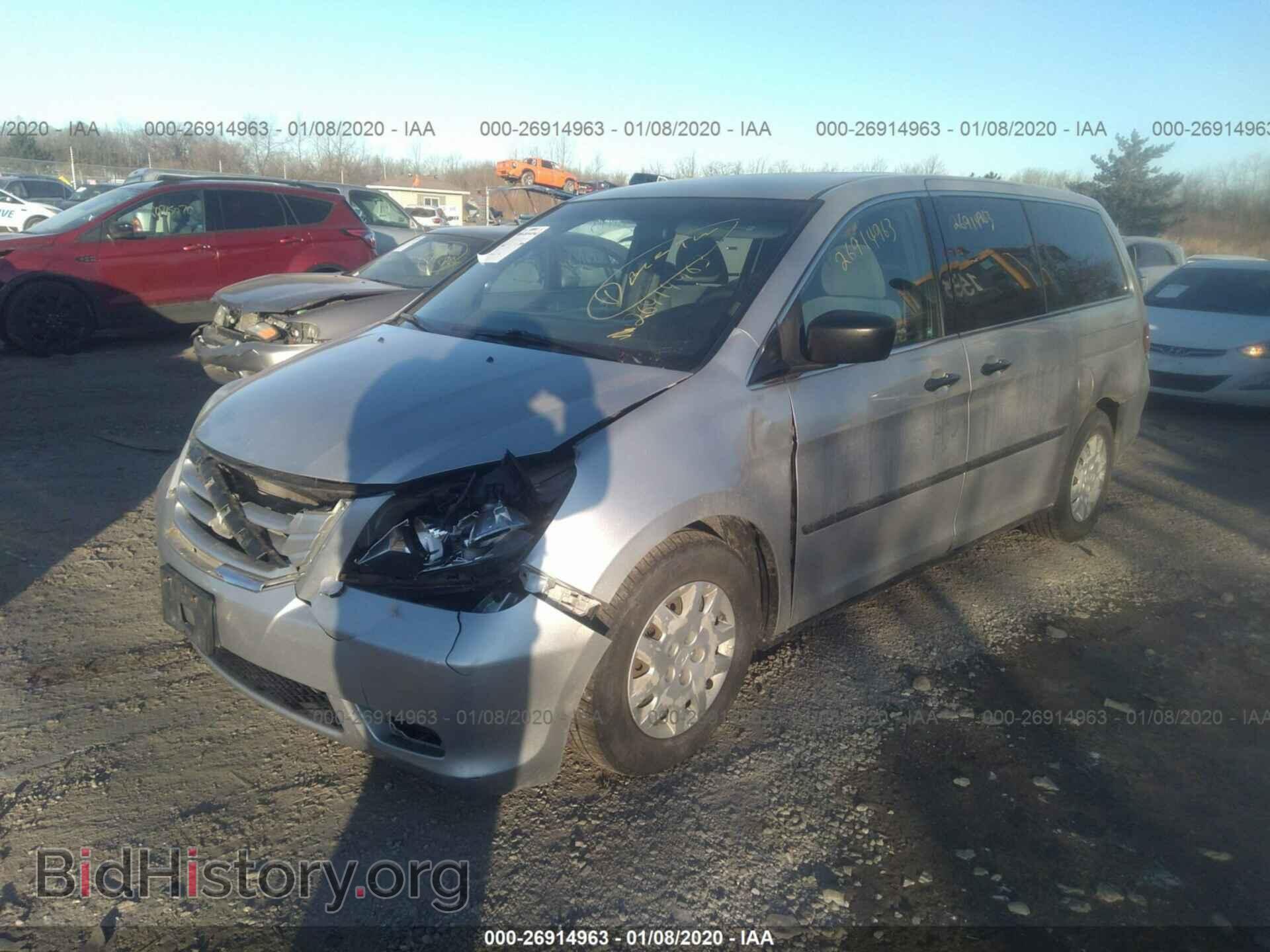 2009 HONDA ODYSSEY - VIN: 5FNRL38209B024643 - Фото 2