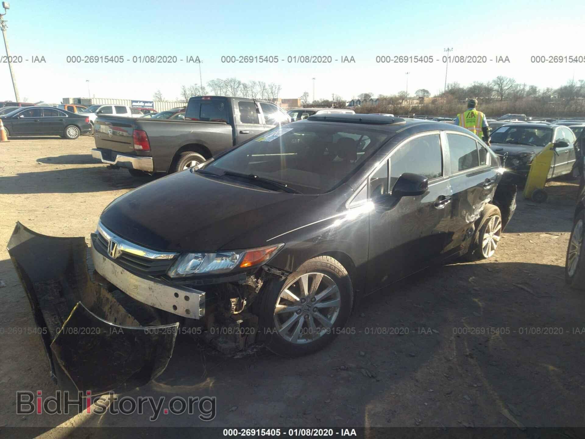 2012 HONDA CIVIC - VIN: 19XFB2F92CE066096 - Photo 2