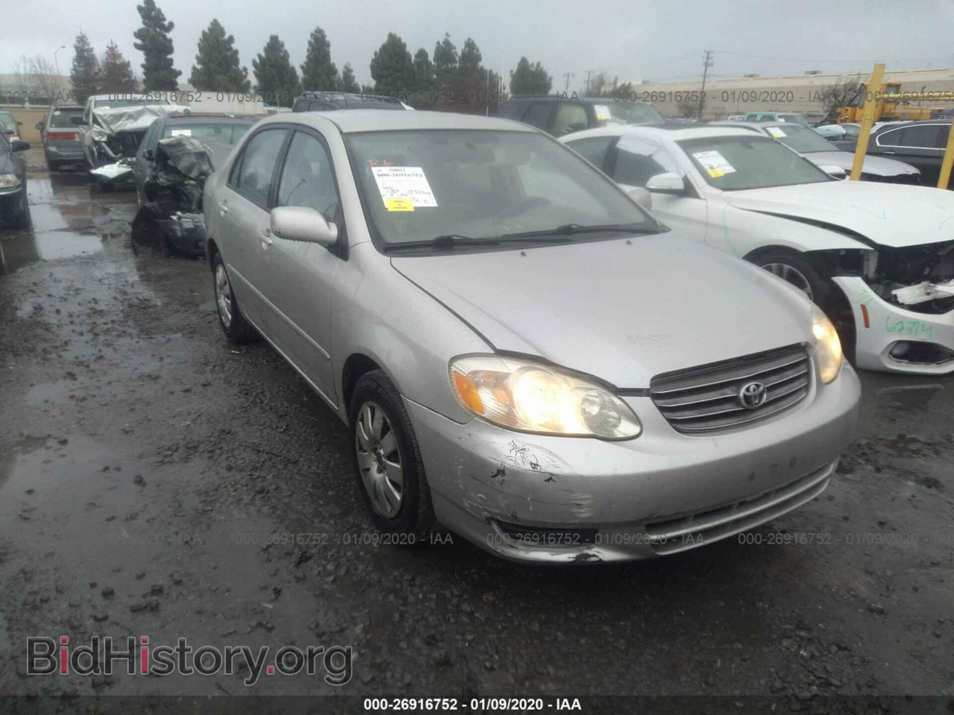 Photo JTDBR32E830030974 - TOYOTA COROLLA 2003